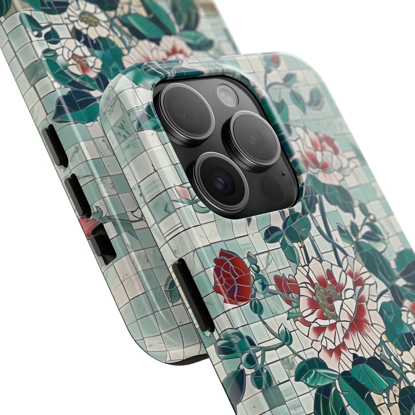 Floral Tiles Summer Tough iPhone & Samsung Cases