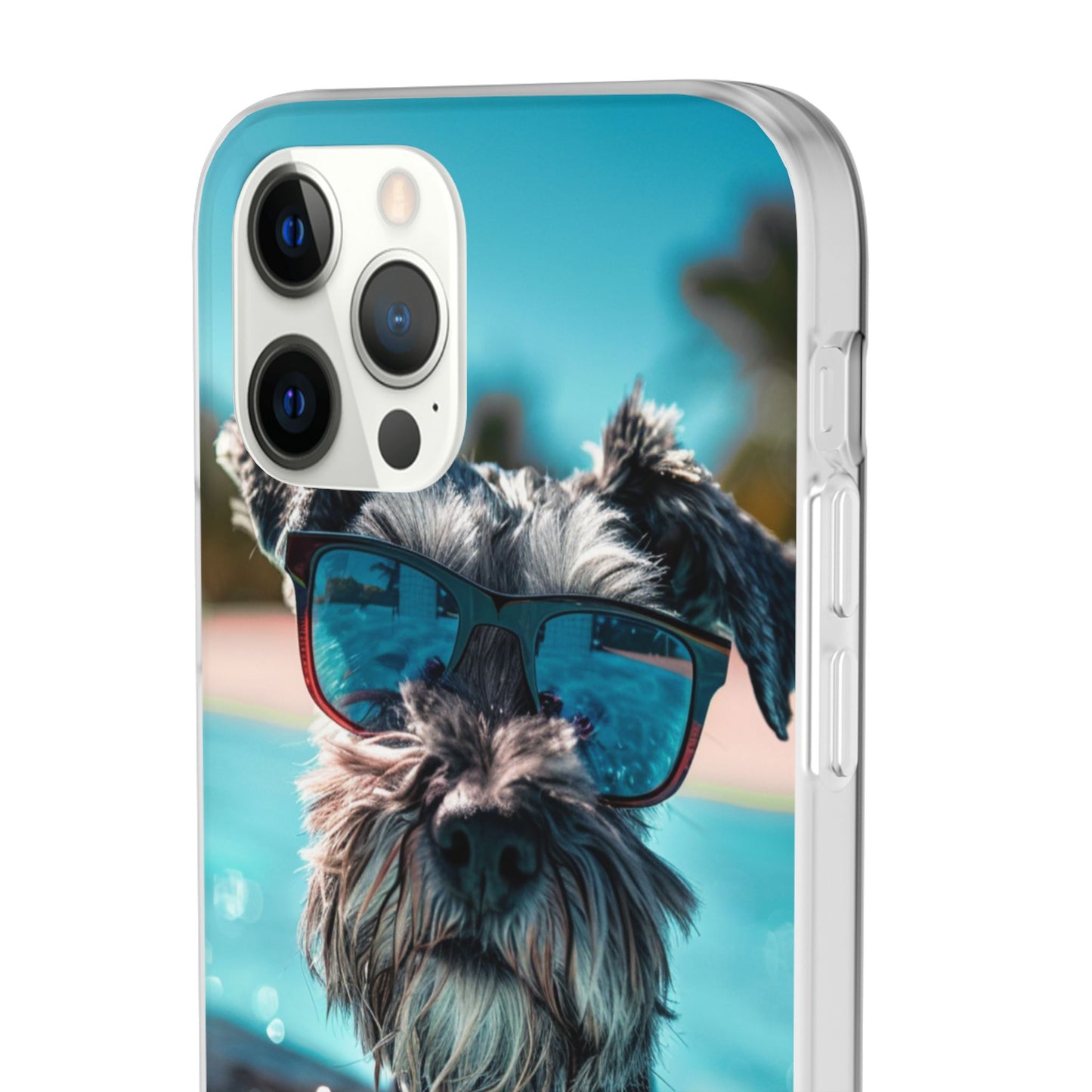 Aruba Schnauzer Option #2 Summer Beach iPhone & Samsung Flexi Cases