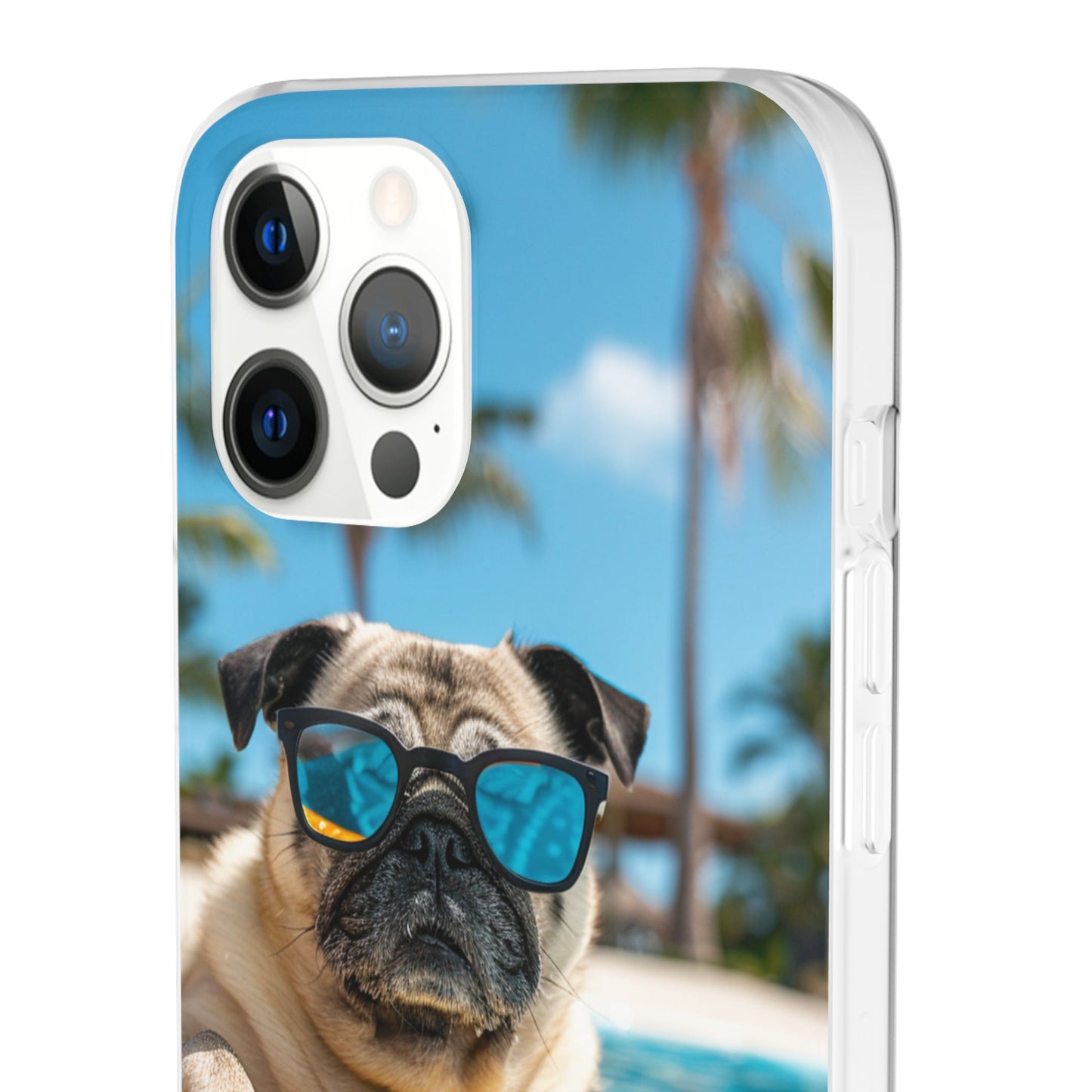 Aruba Pug Summer Option #2 iPhone & Samsung Flexi Cases