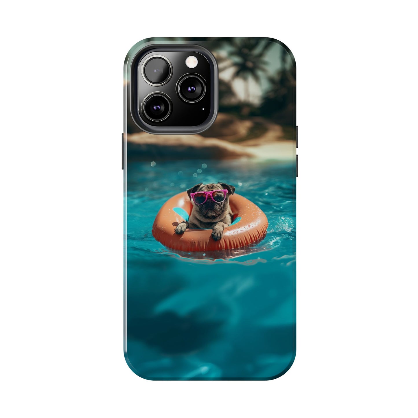 Pug Summer Tough iPhone & Samsung Cases