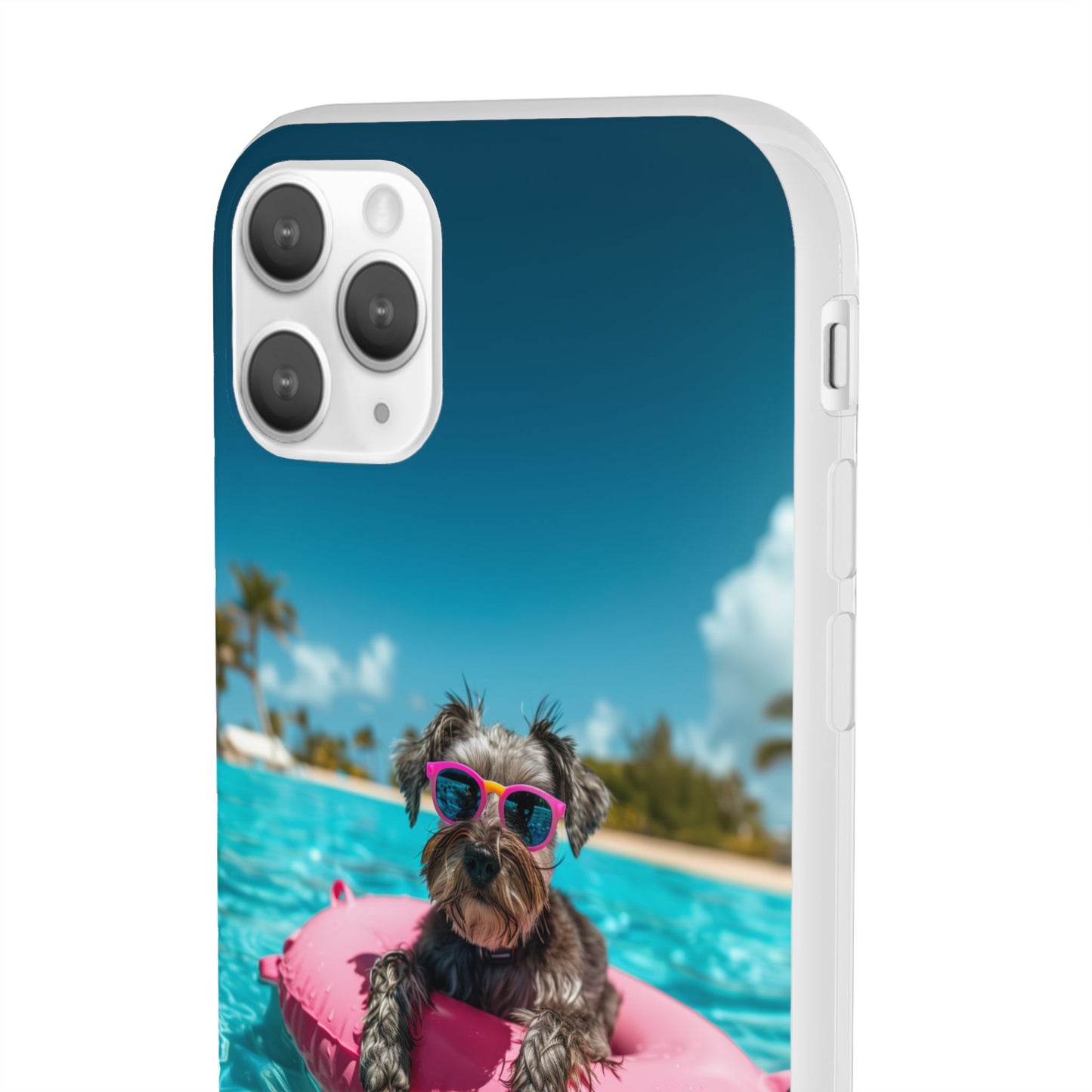 Aruba Schnauzer Summer Beach iPhone & Samsung Flexi Cases