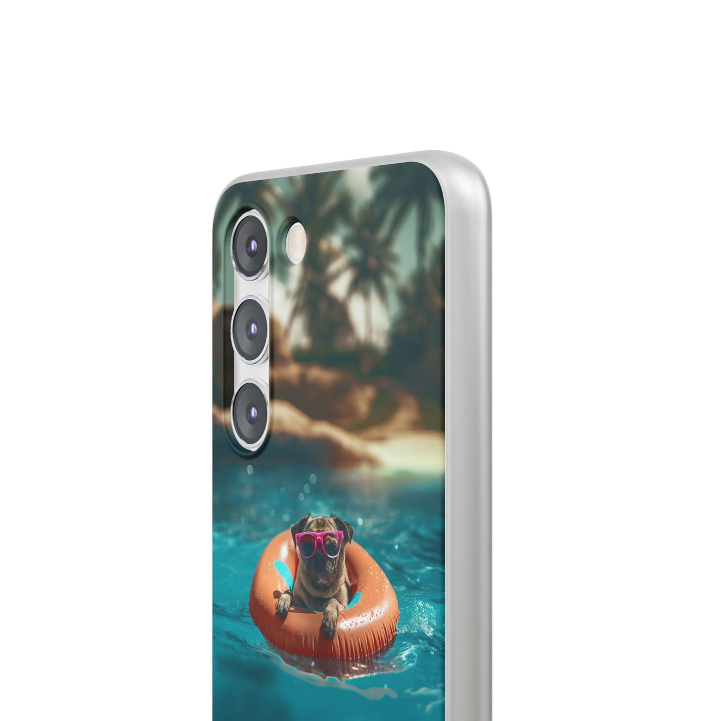 Pug Summer iPhone & Samsung Flexi Cases