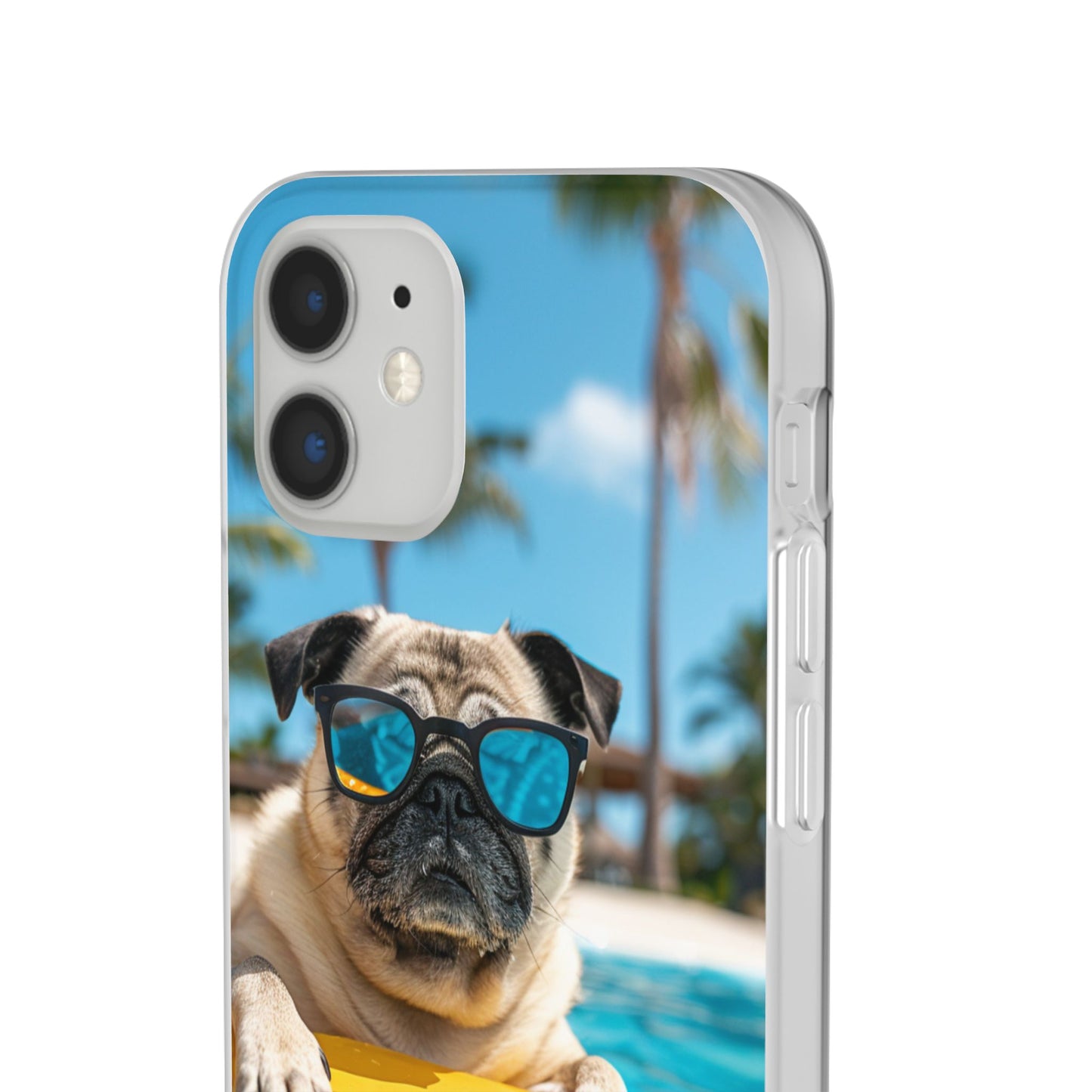 Aruba Pug Summer Option #2 iPhone & Samsung Flexi Cases