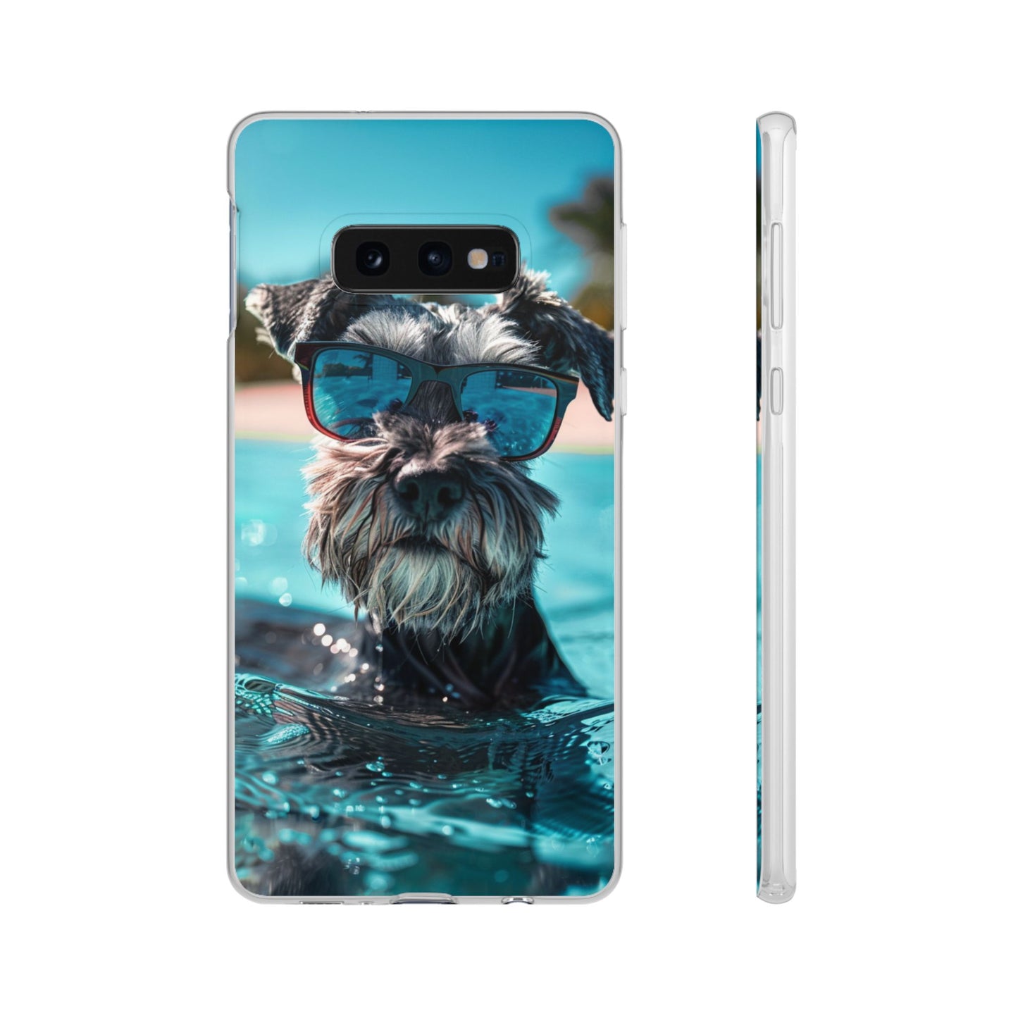 Aruba Schnauzer Option #2 Summer Beach iPhone & Samsung Flexi Cases