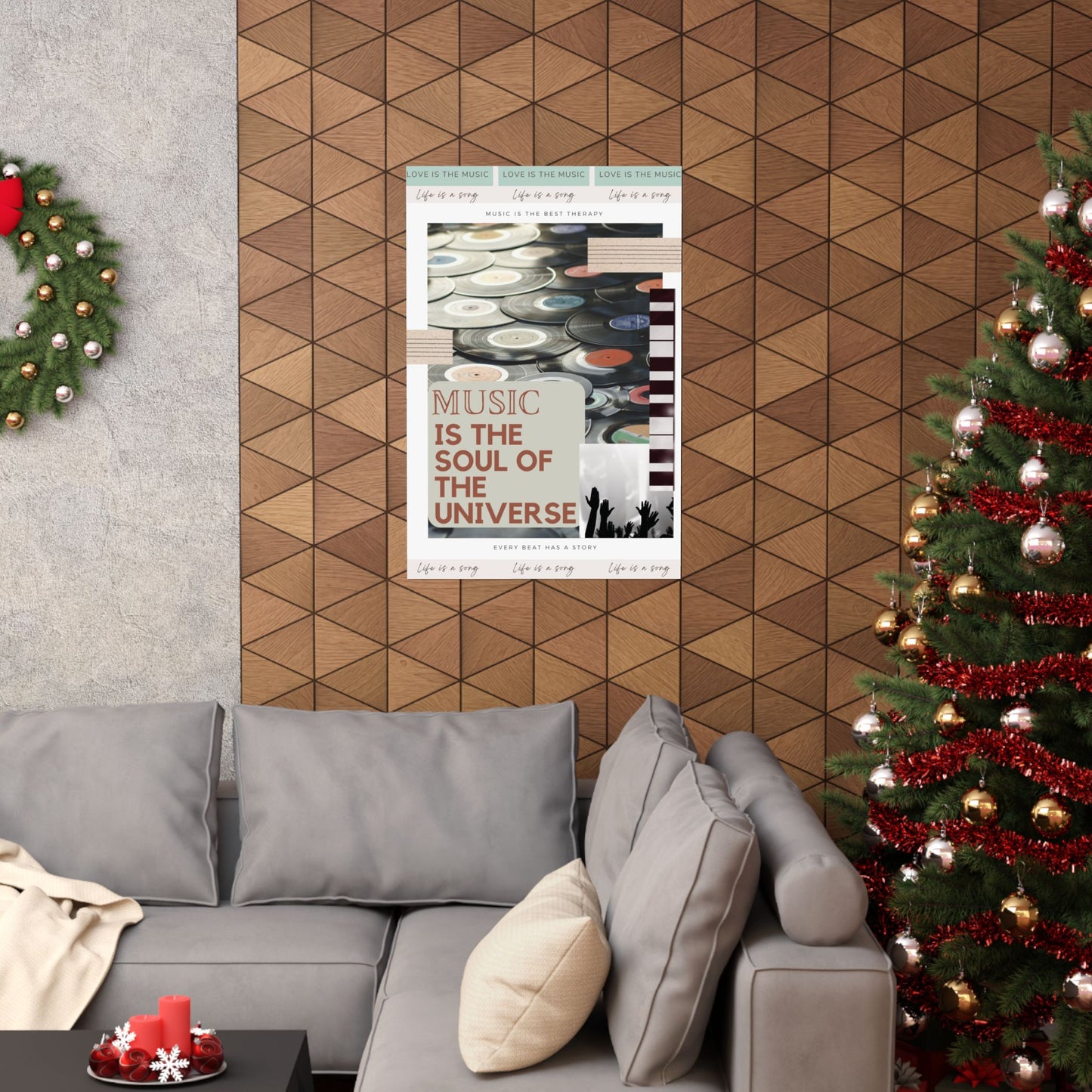 Music Is The Soul Of The Universe Matte Vertical Posters