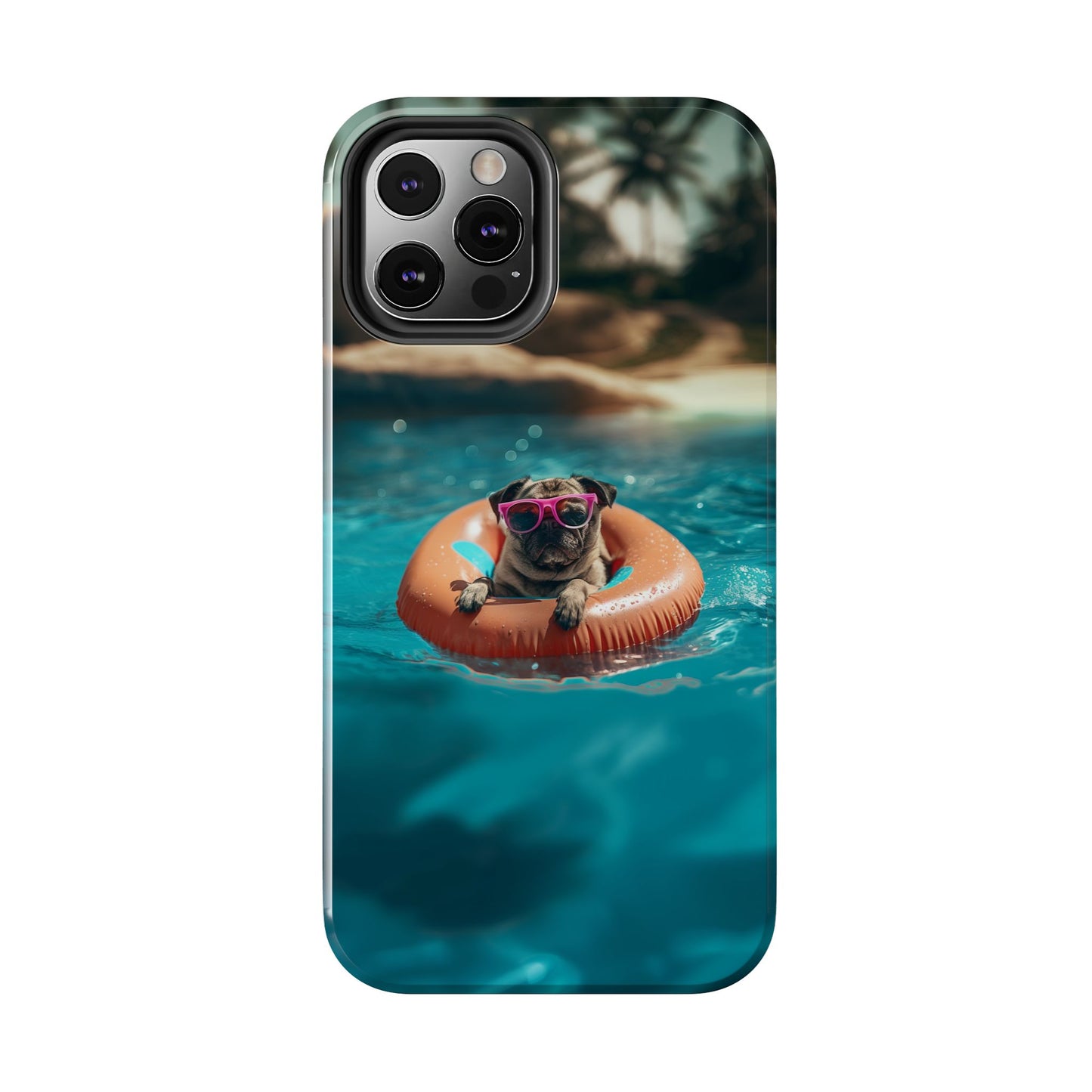 Pug Summer Tough iPhone & Samsung Cases