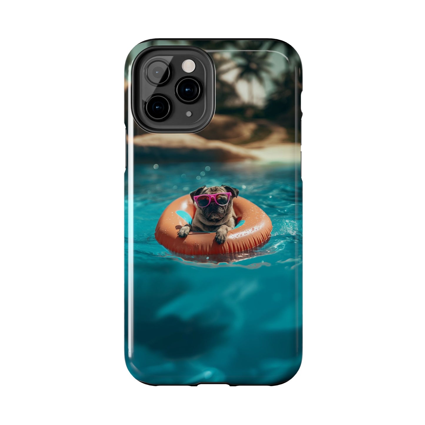 Pug Summer Tough iPhone & Samsung Cases