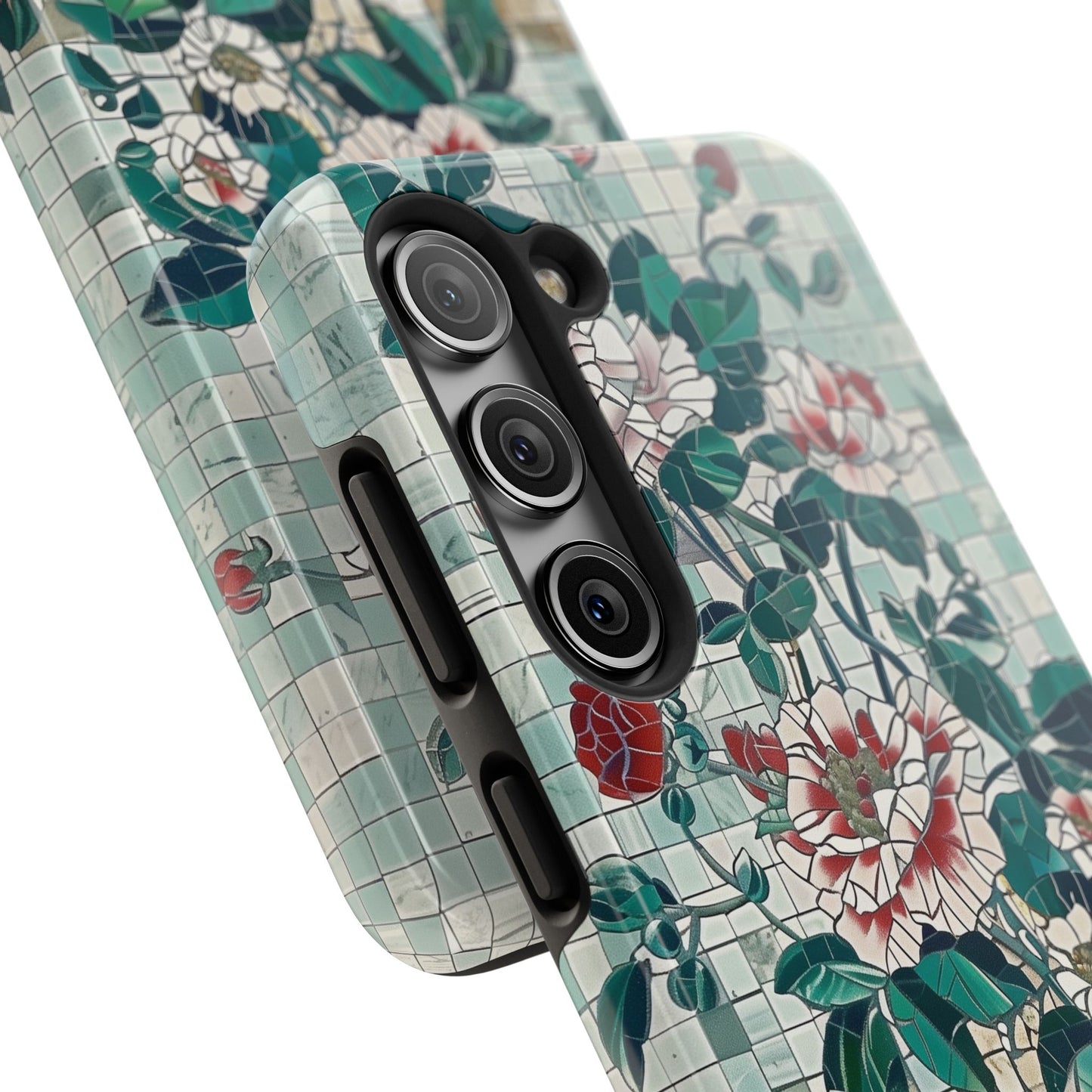 Floral Tiles Summer Tough iPhone & Samsung Cases