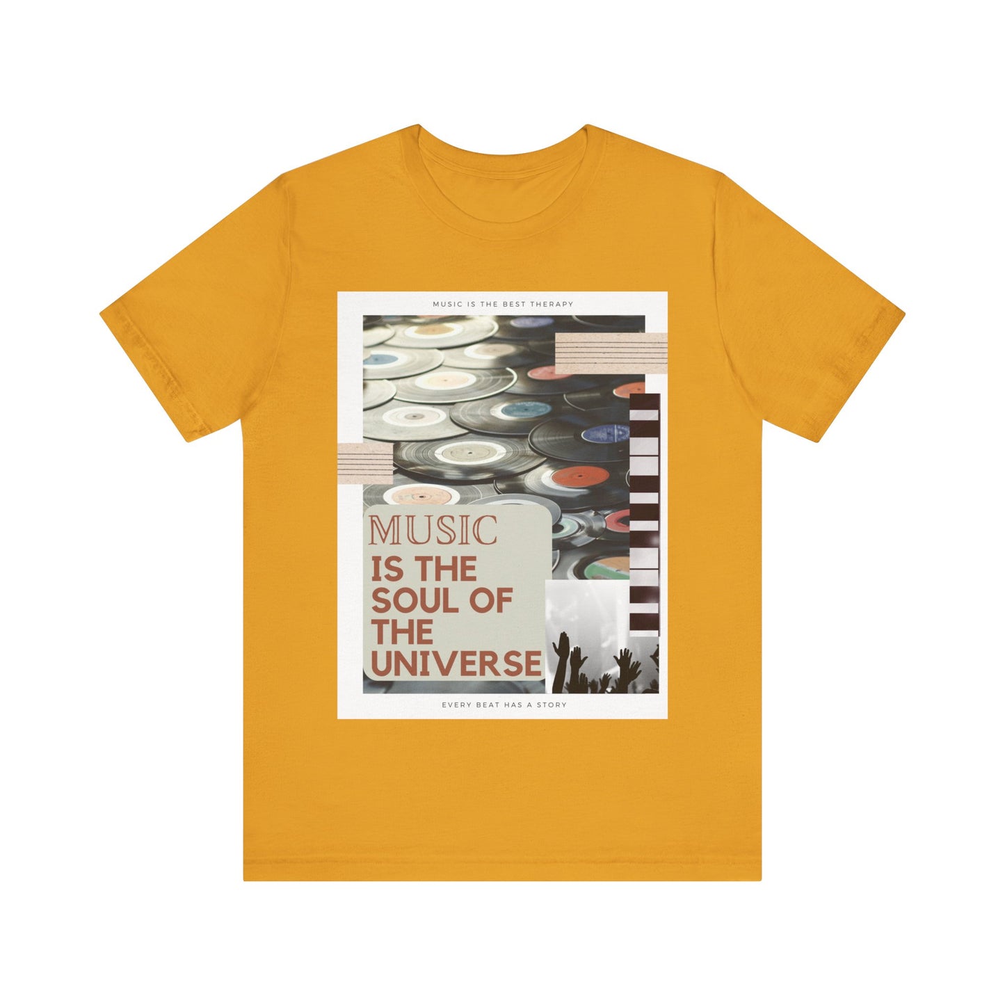 Music Is The Soul Of The Universe Unisex Jersey Short Sleeve Tee