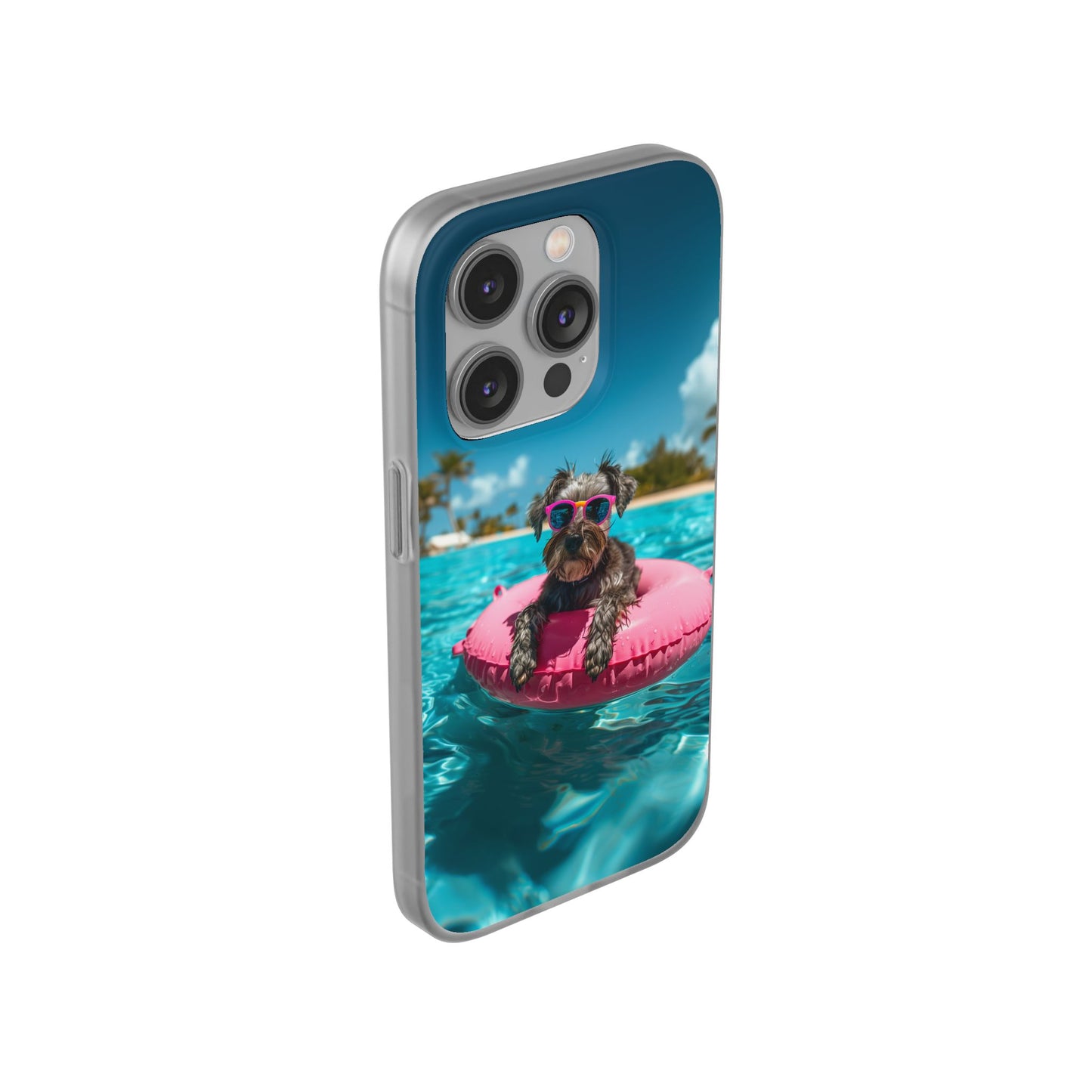 Aruba Schnauzer Summer Beach iPhone & Samsung Flexi Cases