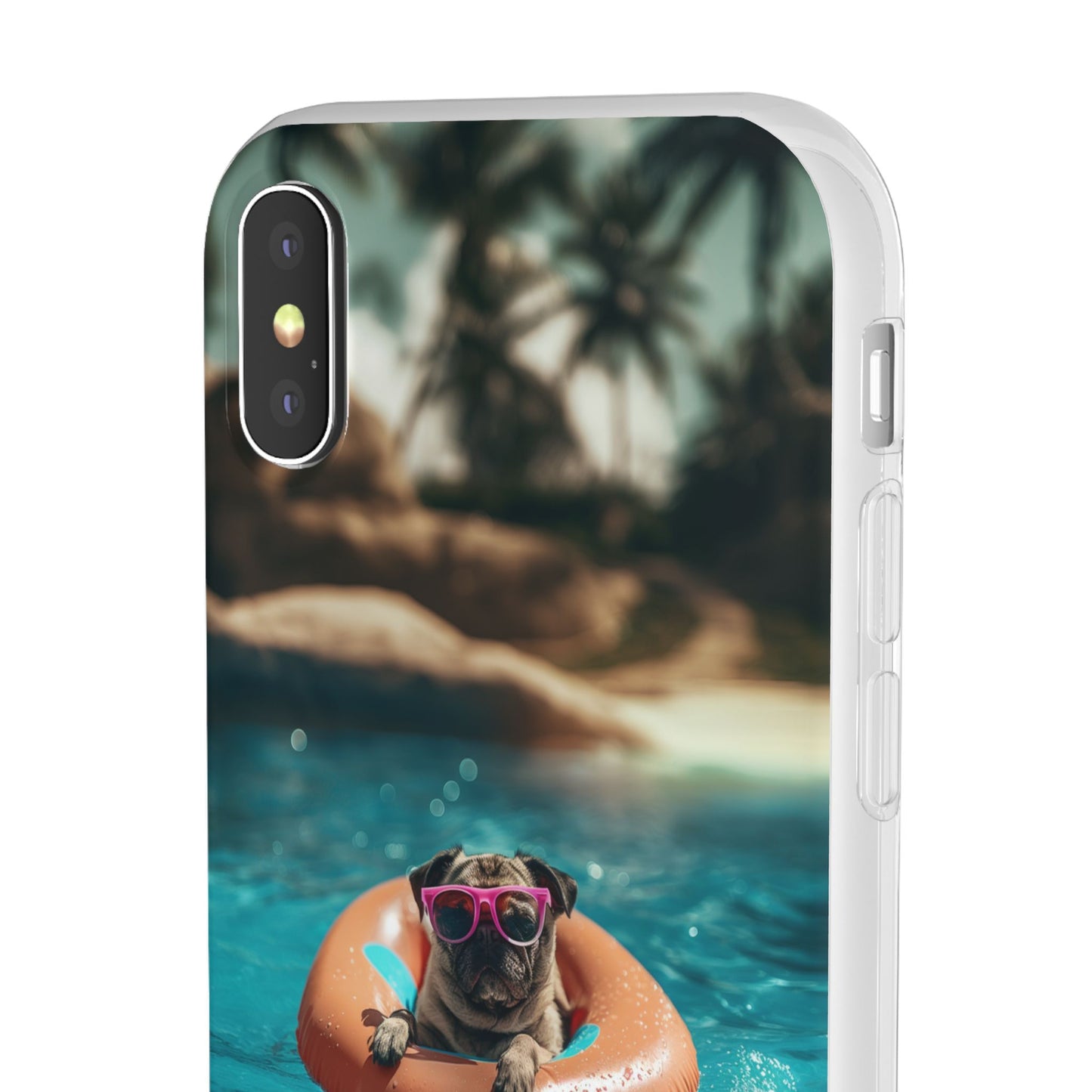 Pug Summer iPhone & Samsung Flexi Cases
