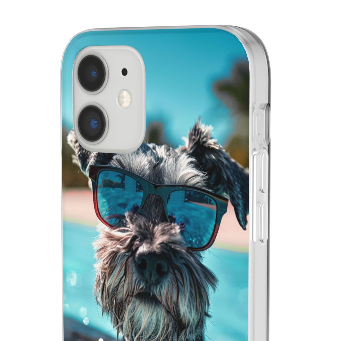 Aruba Schnauzer Option #2 Summer Beach iPhone & Samsung Flexi Cases
