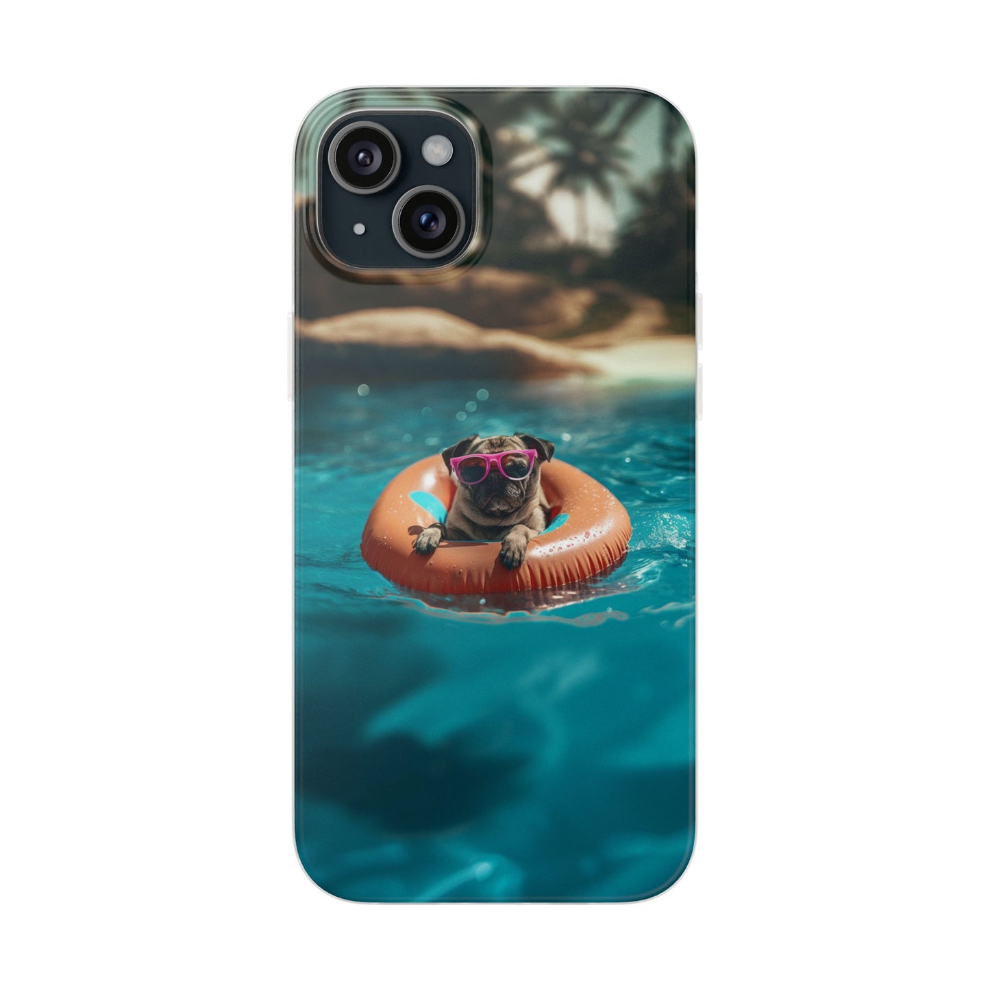 Pug Summer iPhone & Samsung Flexi Cases