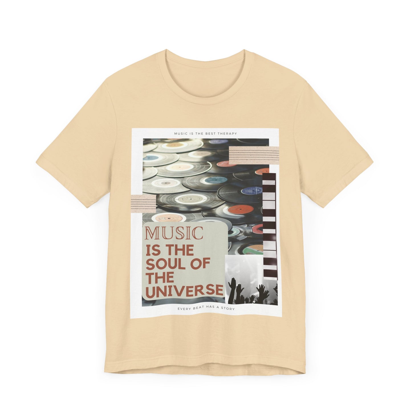 Music Is The Soul Of The Universe Unisex Jersey Short Sleeve Tee