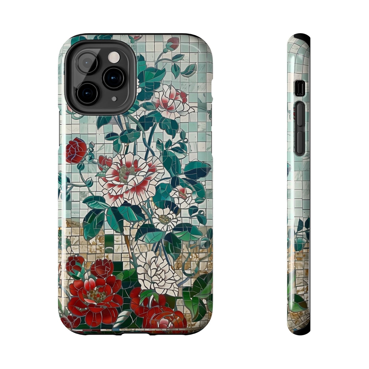 Floral Tiles Summer Tough iPhone & Samsung Cases