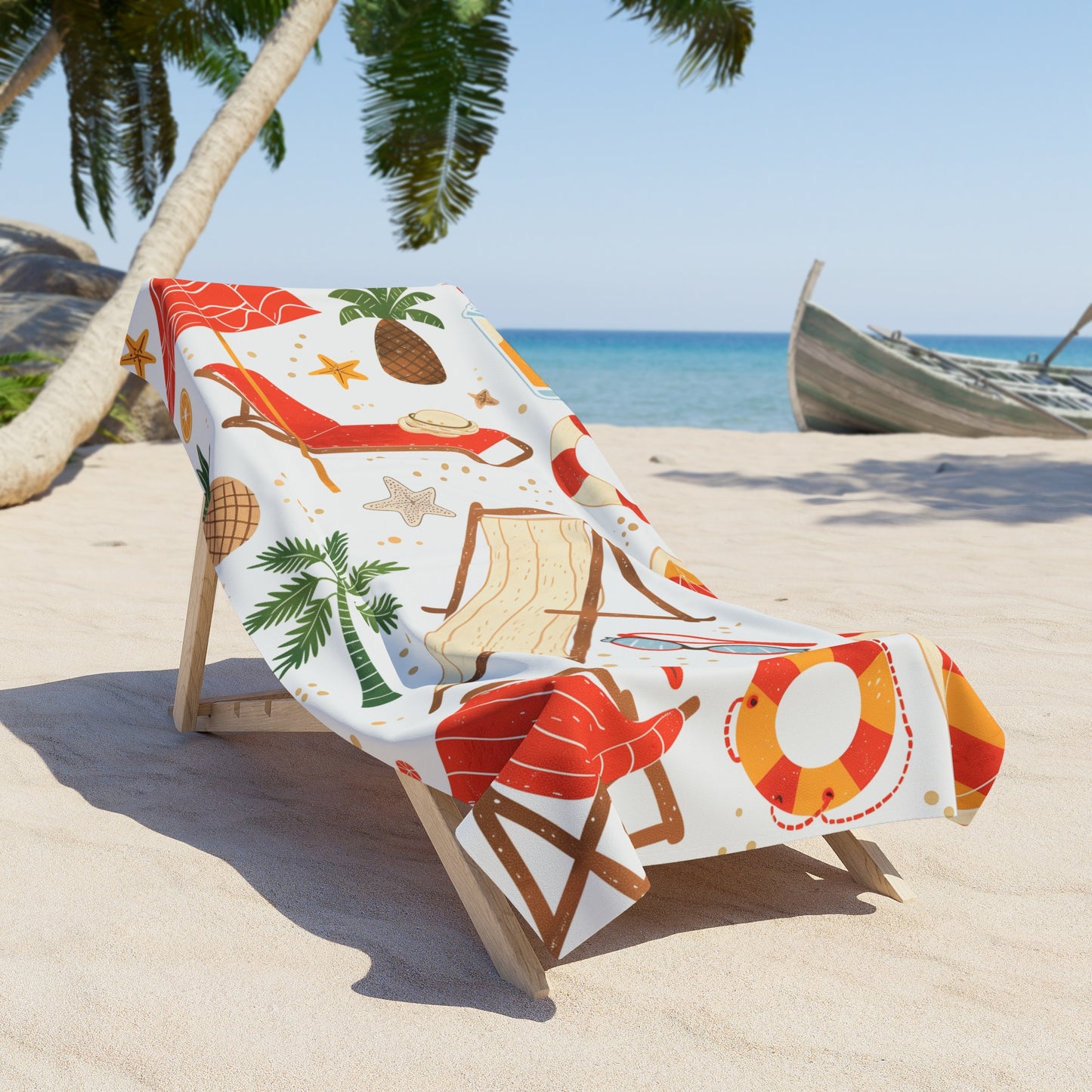 Summer Vibes #4 Beach Towel