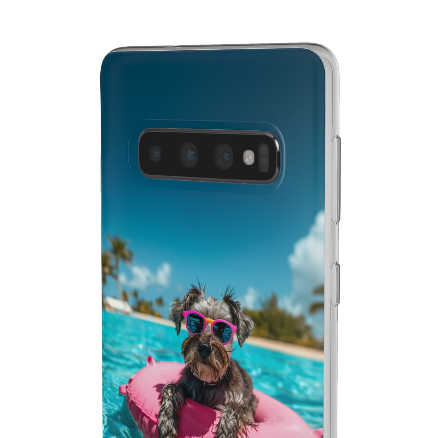 Aruba Schnauzer Summer Beach iPhone & Samsung Flexi Cases