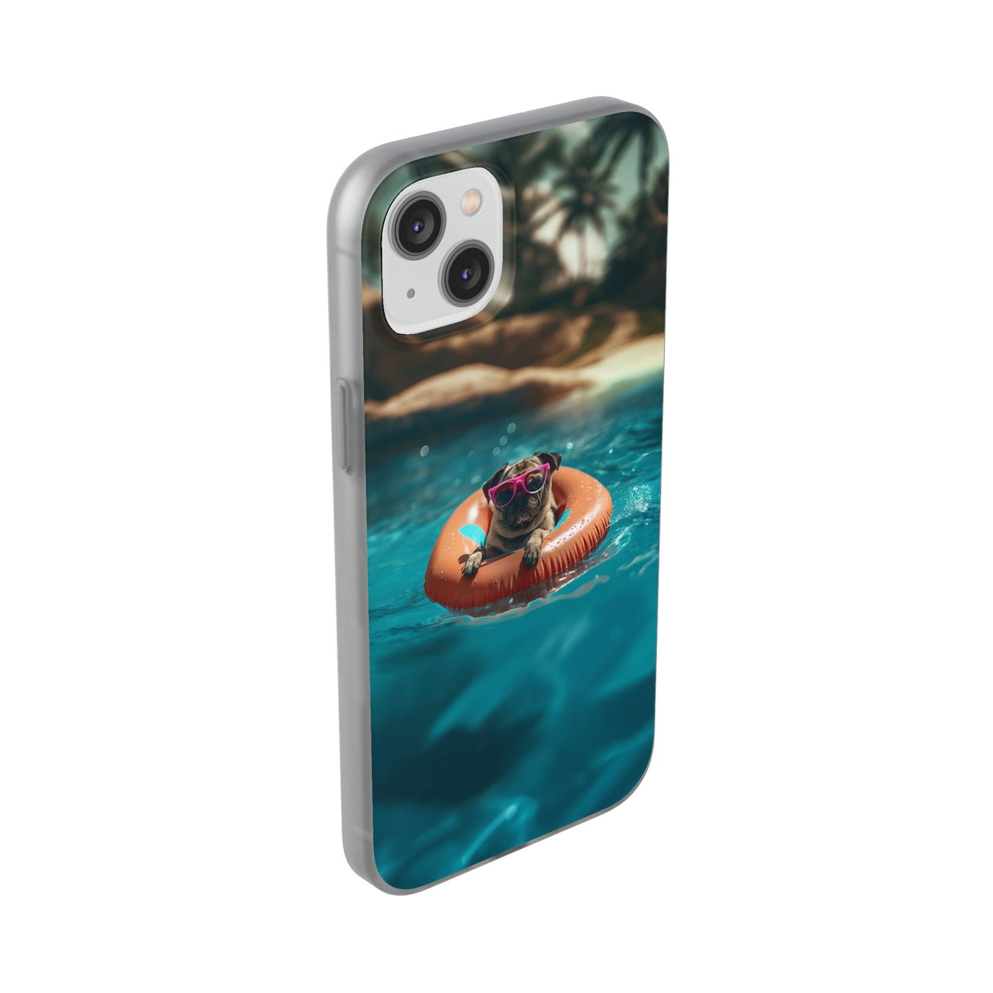 Pug Summer iPhone & Samsung Flexi Cases