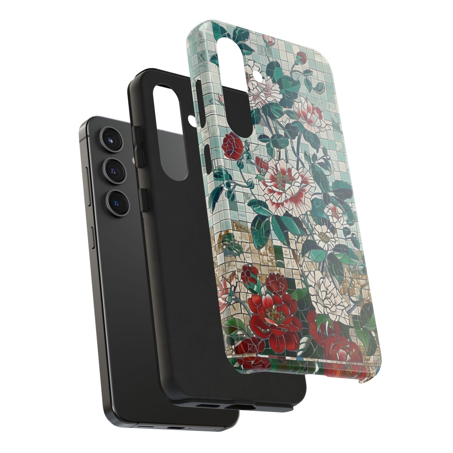 Floral Tiles Summer Tough iPhone & Samsung Cases