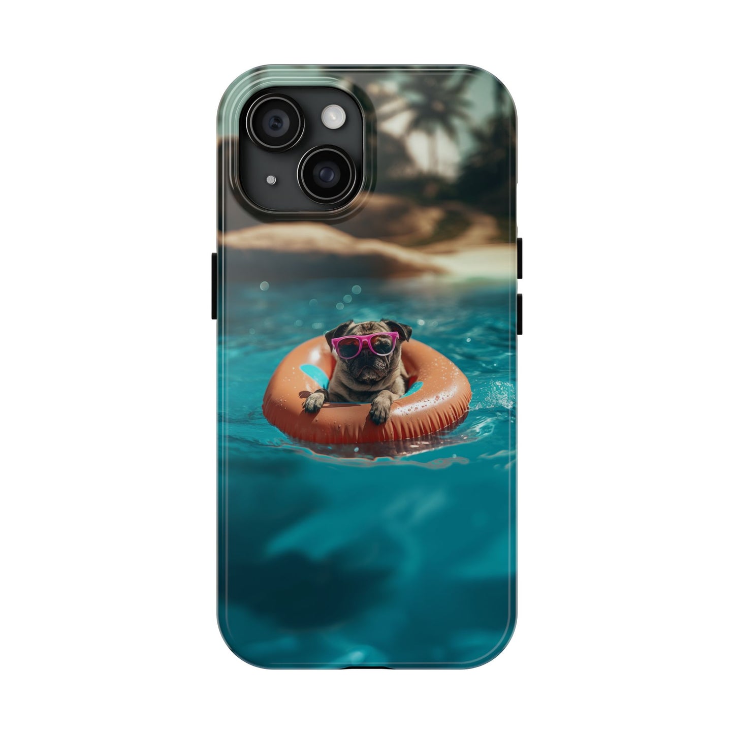Pug Summer Tough iPhone & Samsung Cases