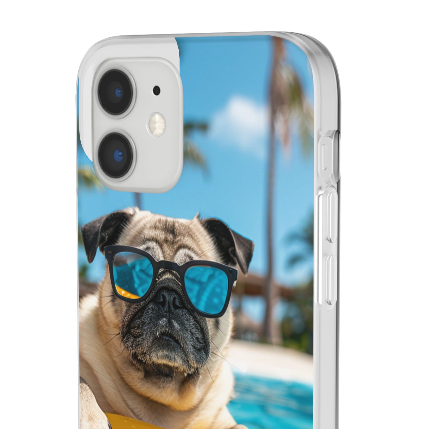 Aruba Pug Summer Option #2 iPhone & Samsung Flexi Cases