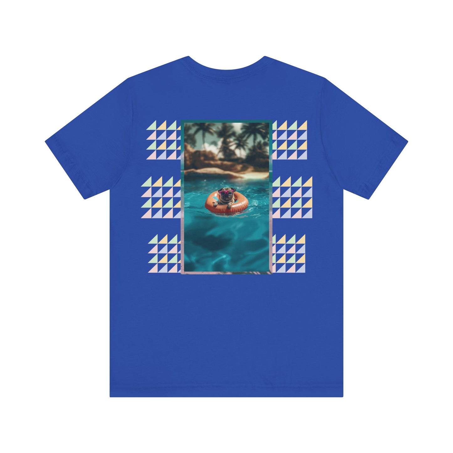 Beach Pug Unisex Short Sleeve Tee