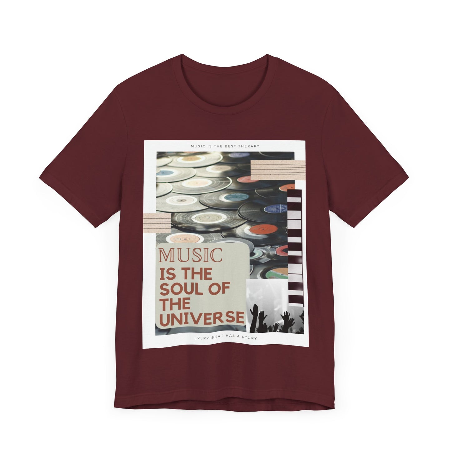 Music Is The Soul Of The Universe Unisex Jersey Short Sleeve Tee