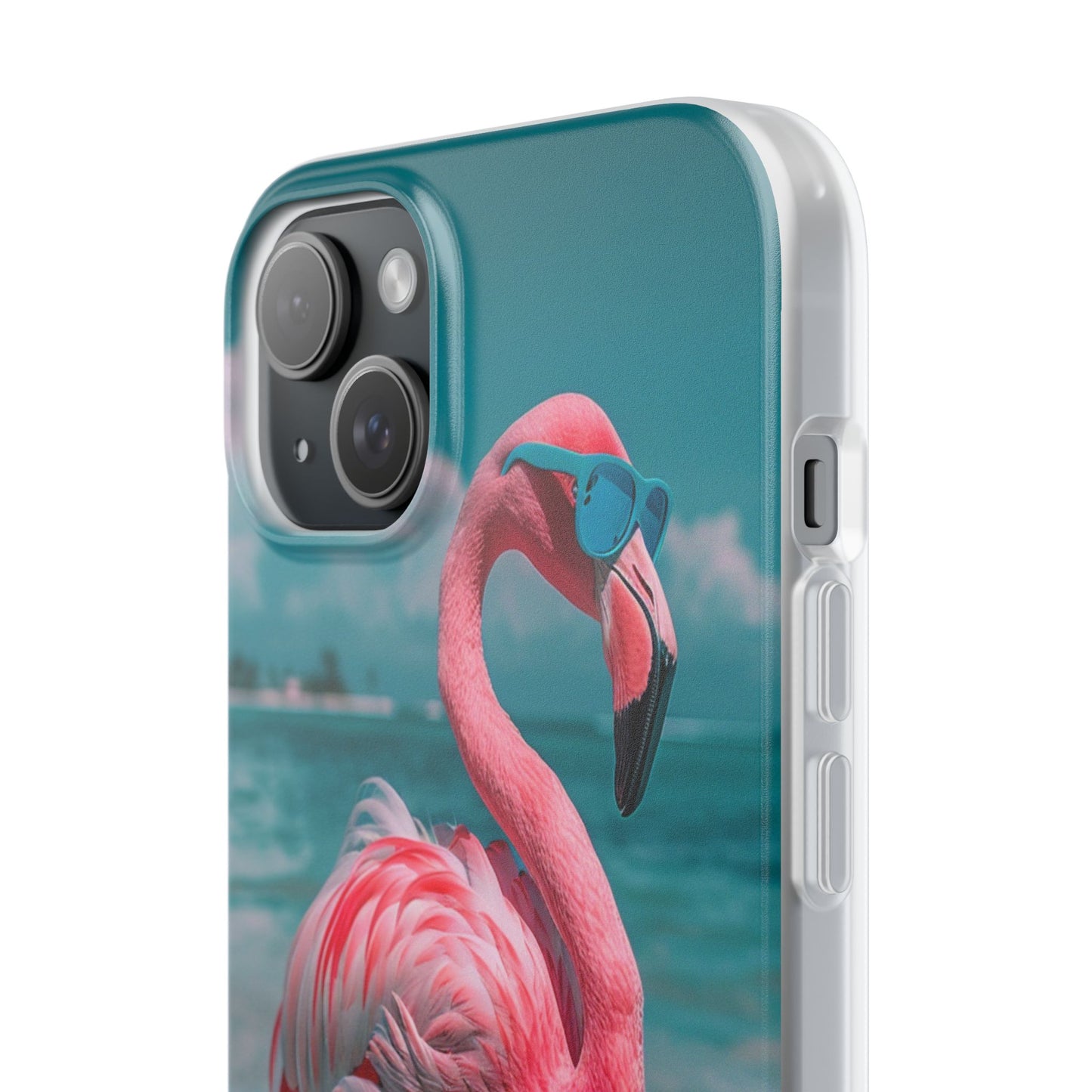 Aruba Beach Flamingo iPhone & Samsung Flexi Cases