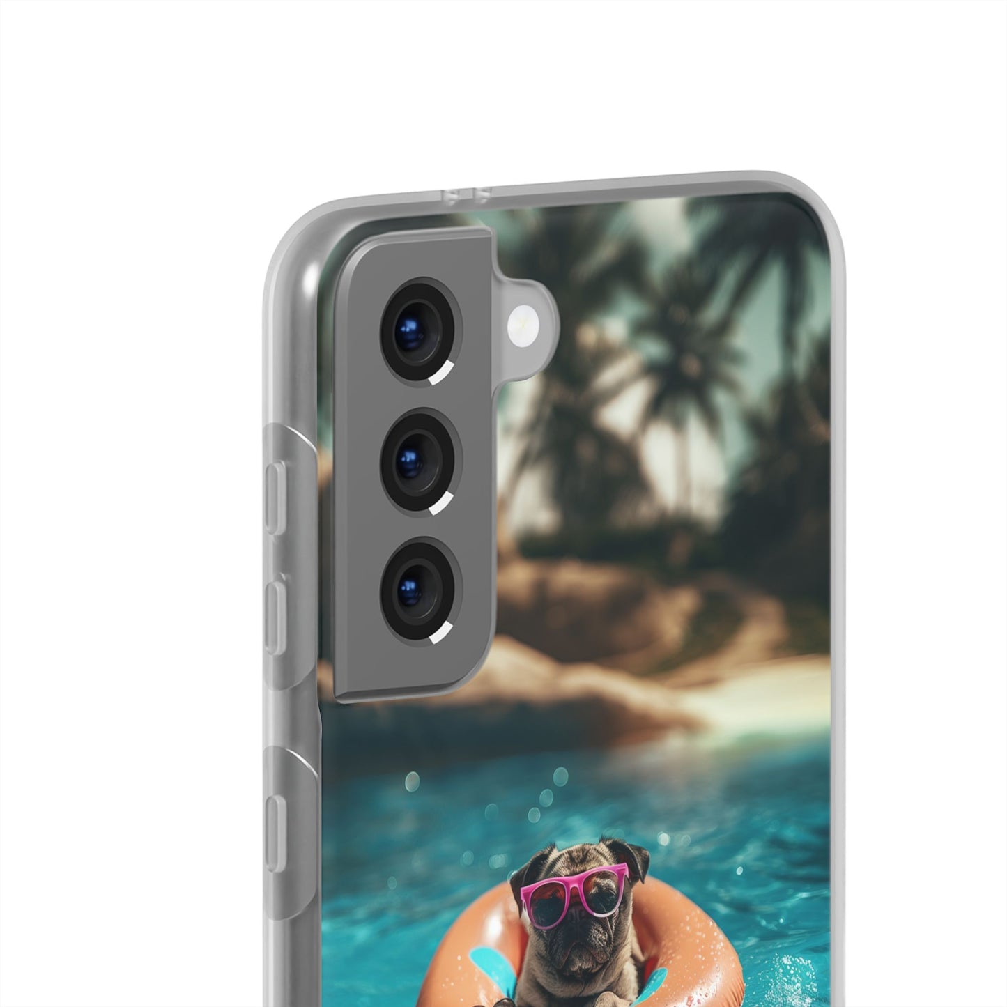 Pug Summer iPhone & Samsung Flexi Cases