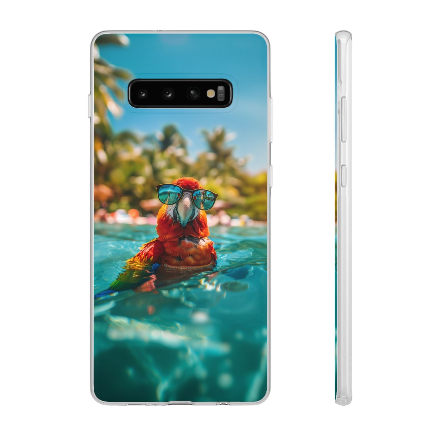 Parrot Summer iPhone & Samsung Flexi Cases