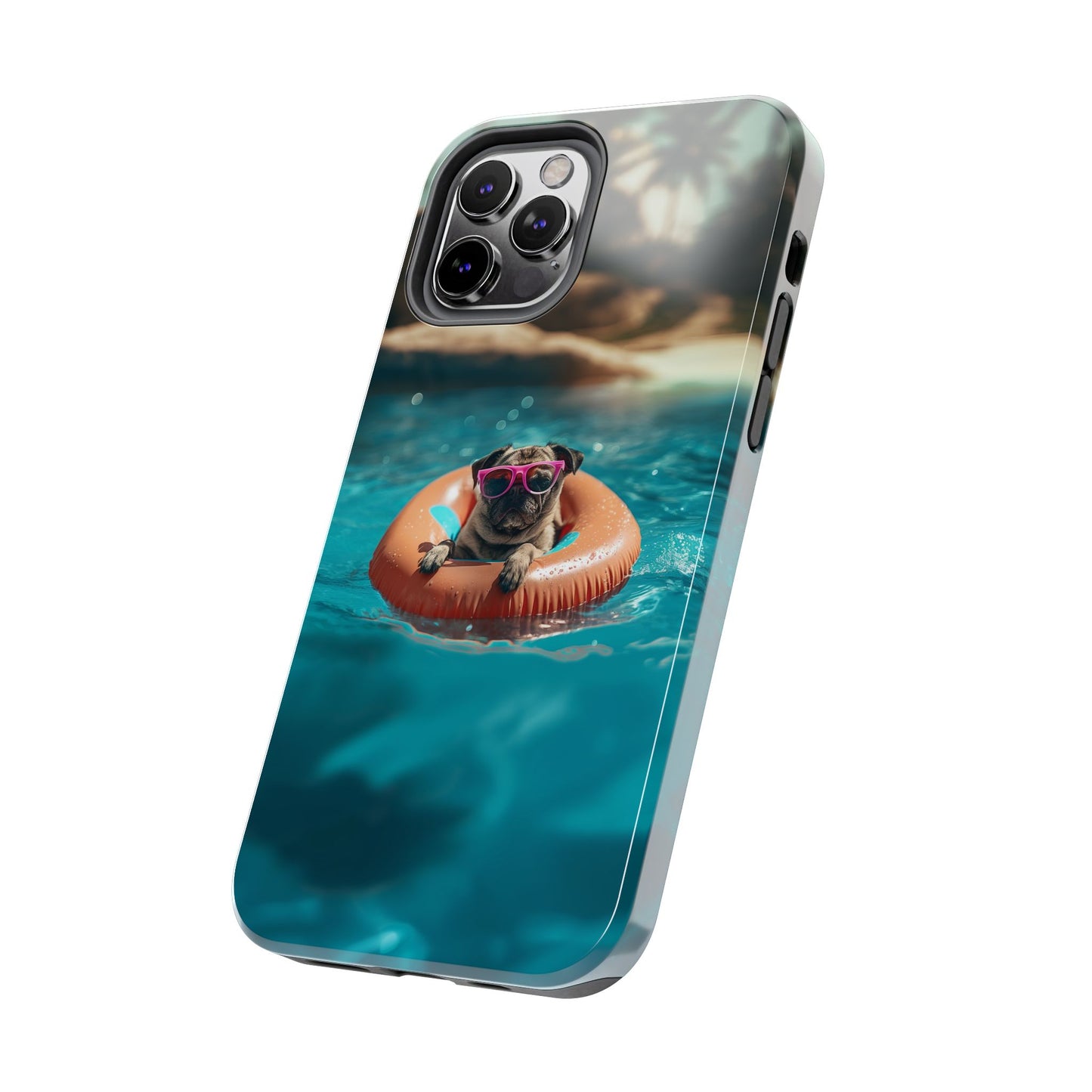 Pug Summer Tough iPhone & Samsung Cases