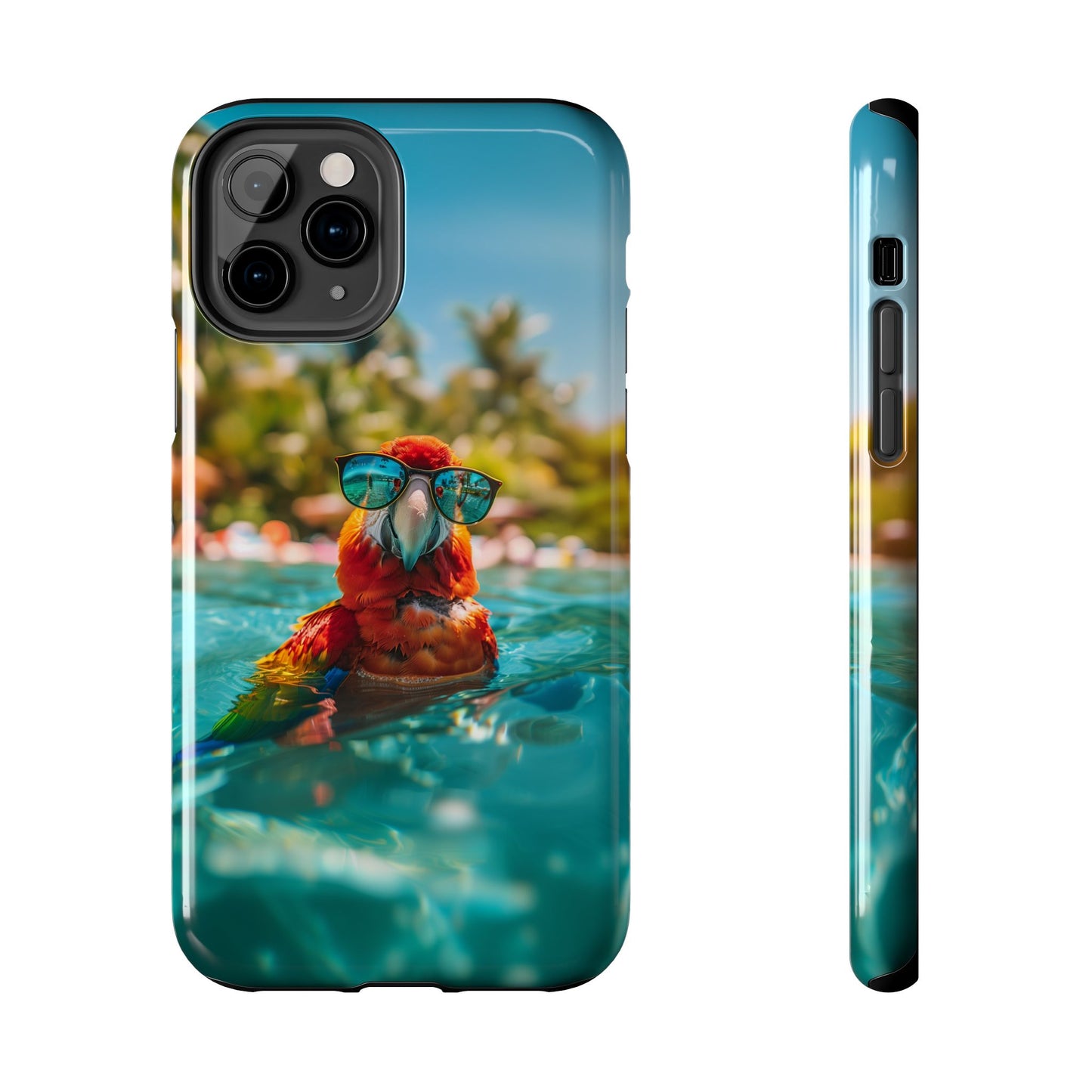 Parrot Summer Tough iPhone & Samsung Cases