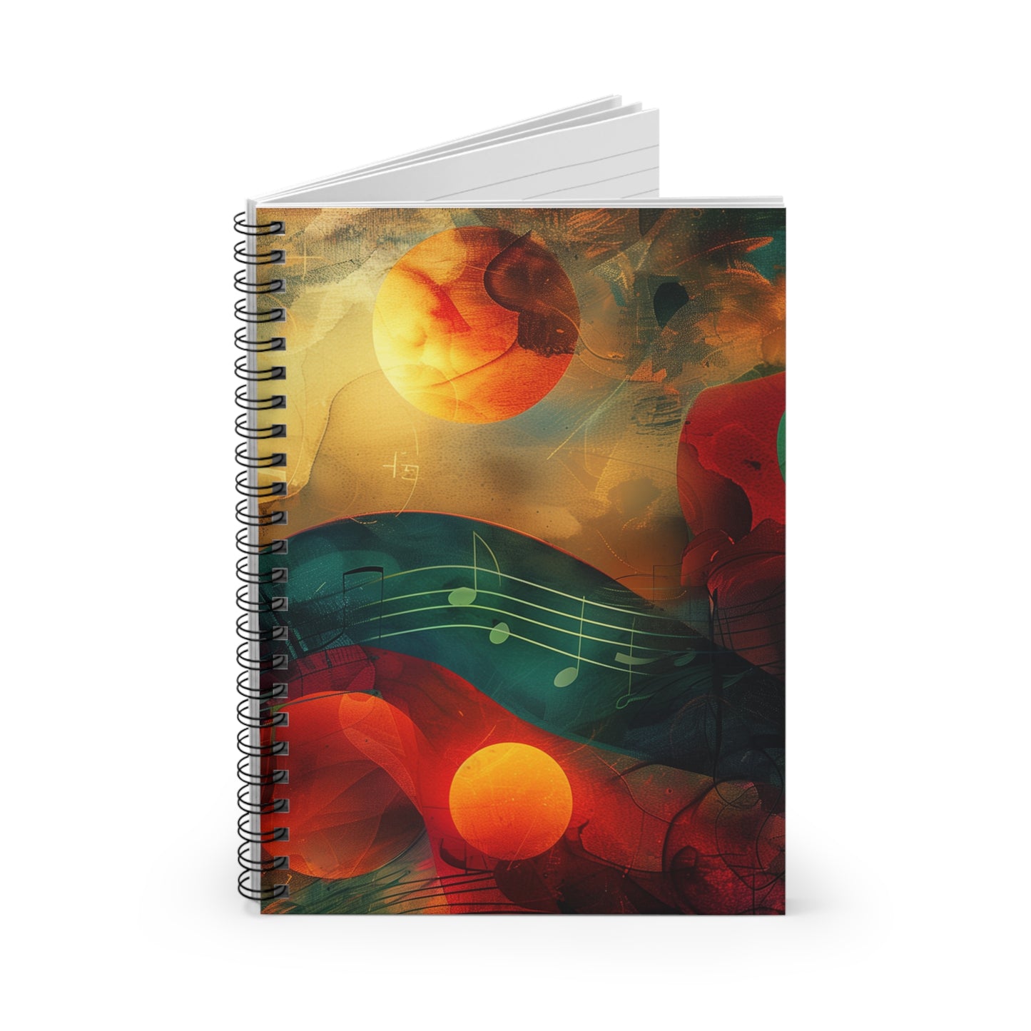Spiral Songwriting Notebook - Ruled Line