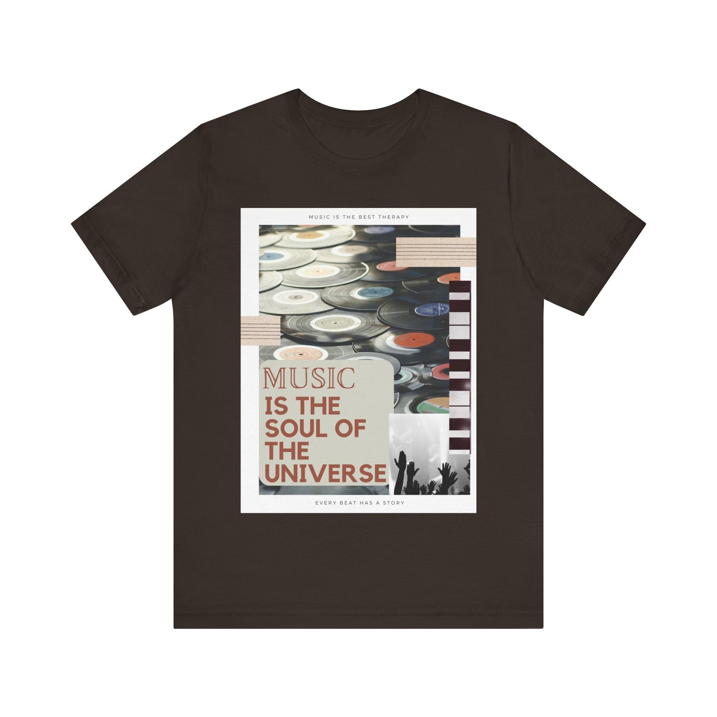 Music Is The Soul Of The Universe Unisex Jersey Short Sleeve Tee