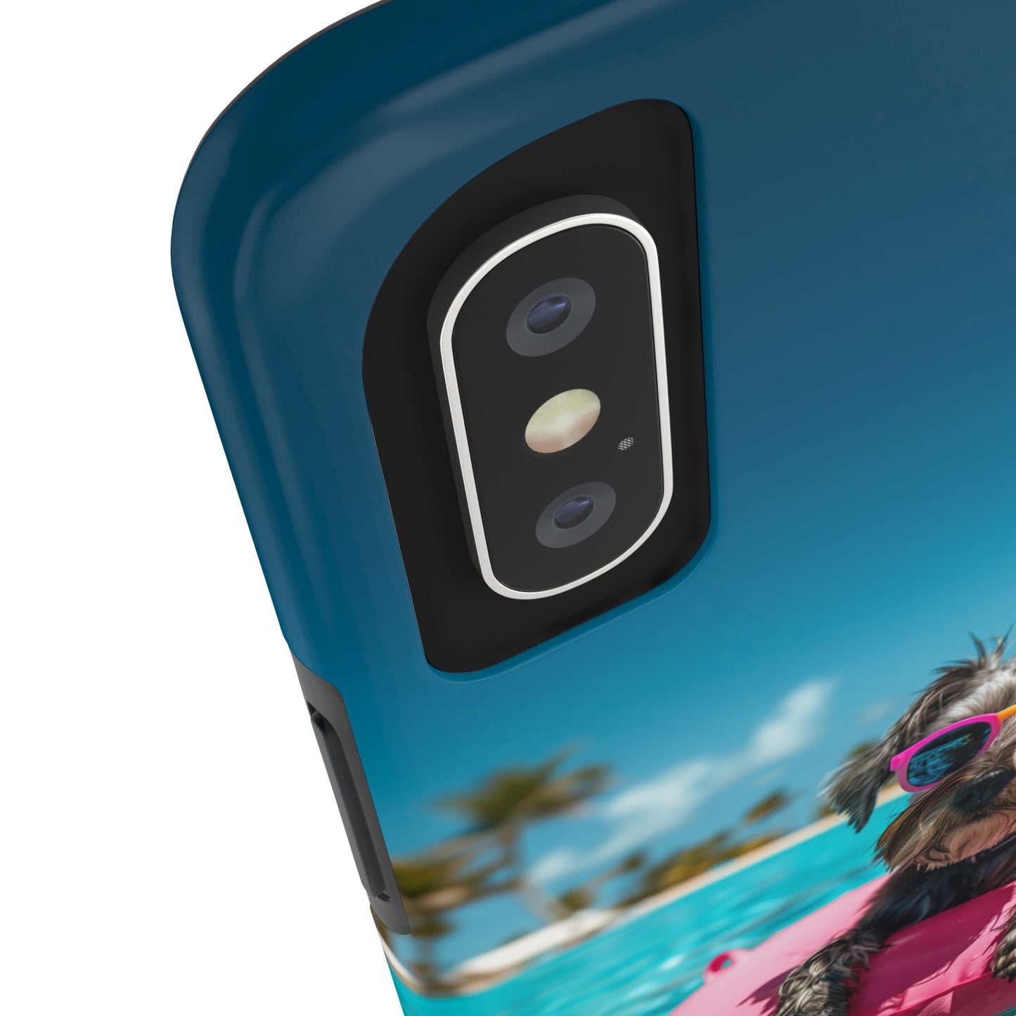 Schnauzer Summer Beach Tough iPhone & Samsung Cases
