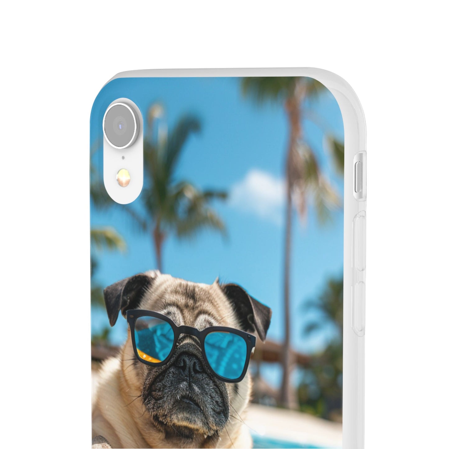 Aruba Pug Summer Option #2 iPhone & Samsung Flexi Cases