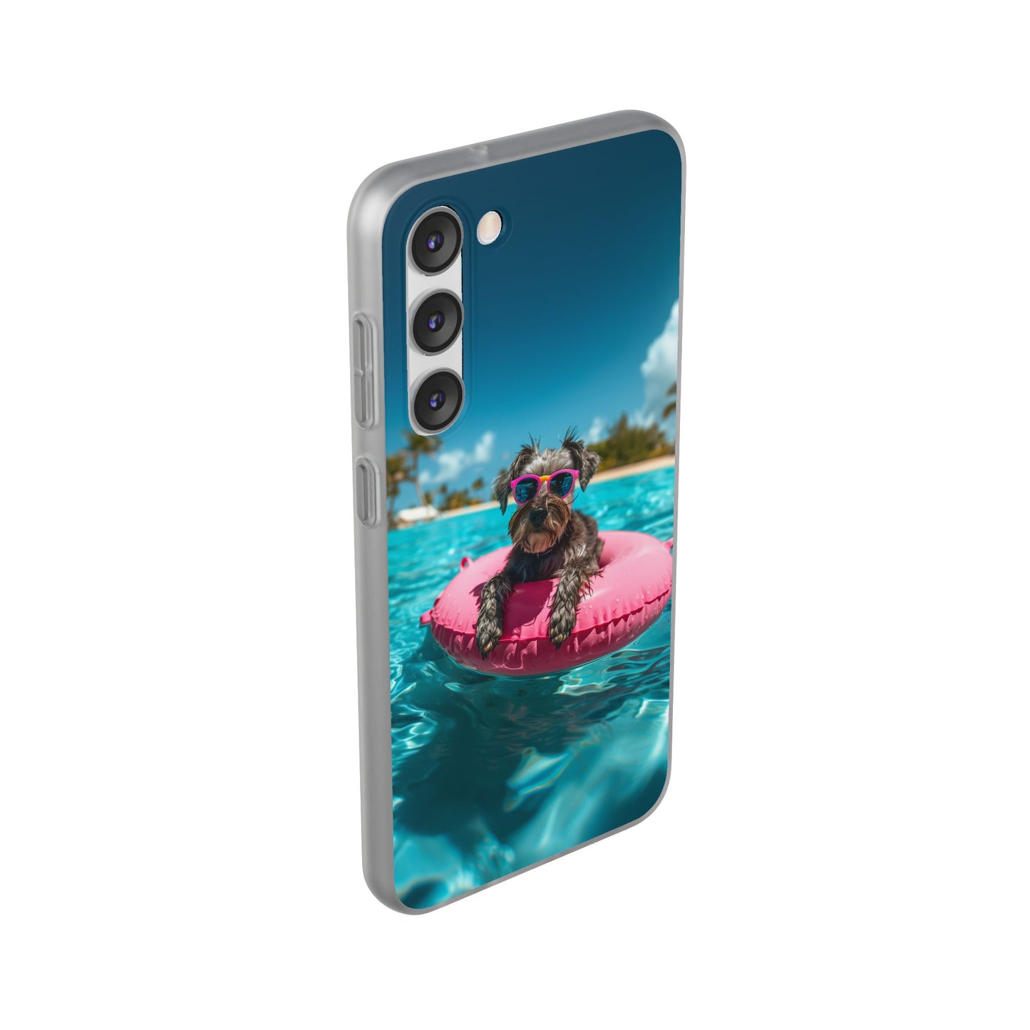 Aruba Schnauzer Summer Beach iPhone & Samsung Flexi Cases