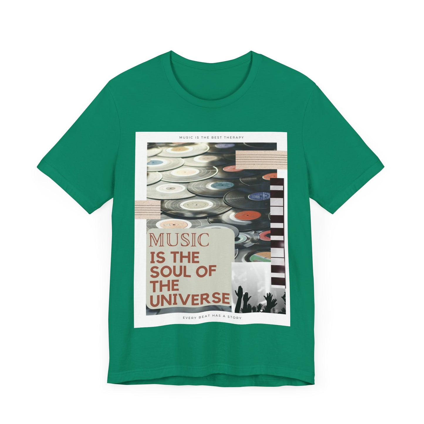 Music Is The Soul Of The Universe Unisex Jersey Short Sleeve Tee