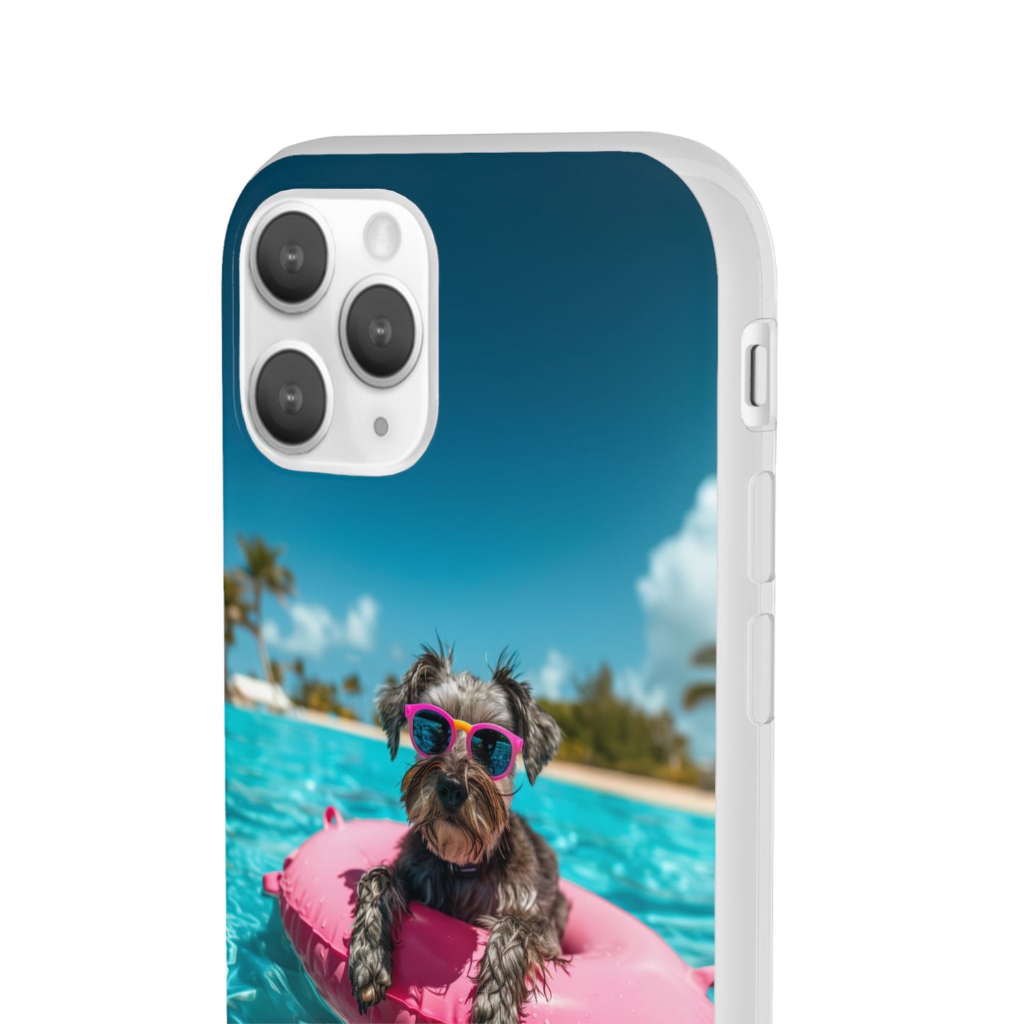 Aruba Schnauzer Summer Beach iPhone & Samsung Flexi Cases