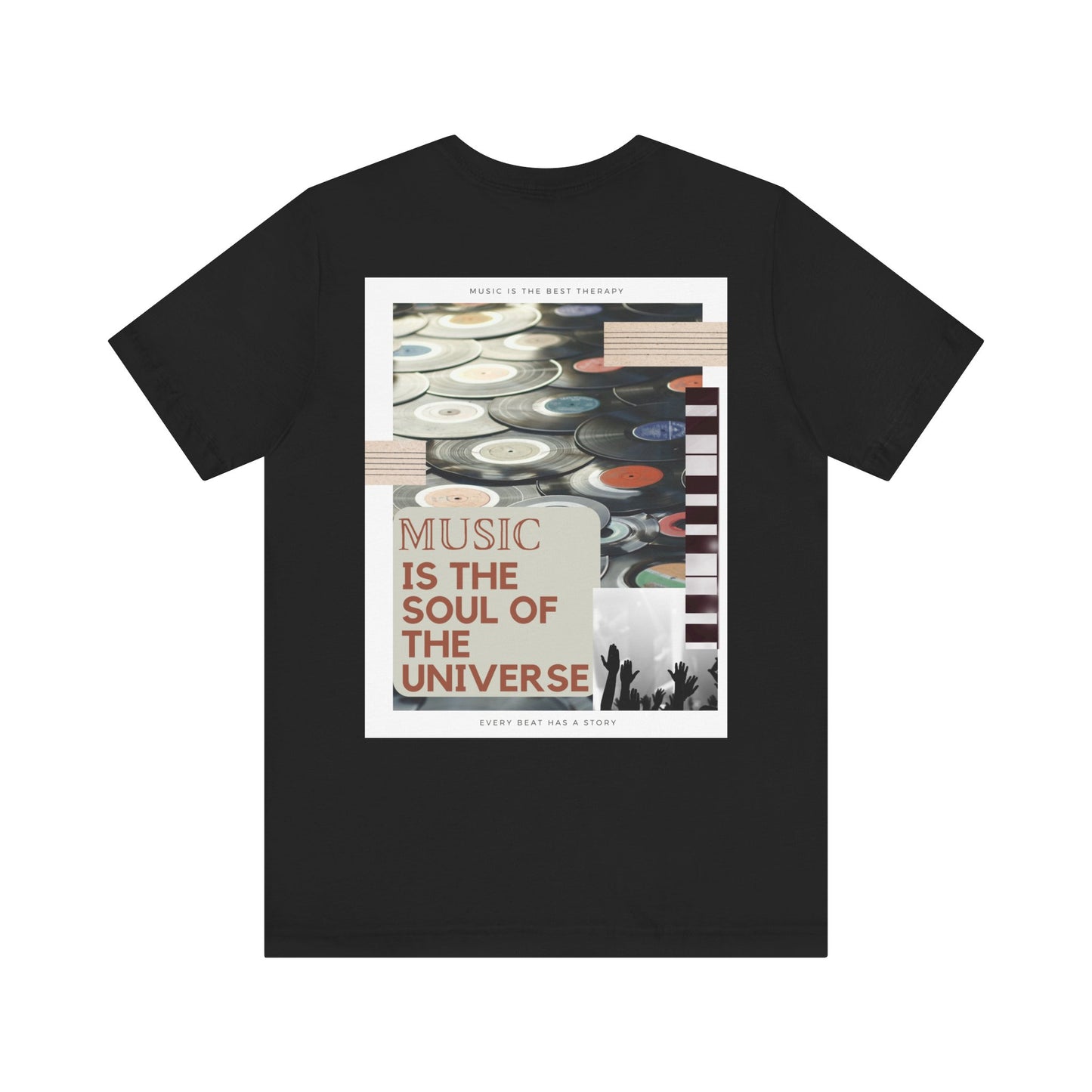 Music Is The Soul Of The Universe Unisex Jersey Short Sleeve Tee