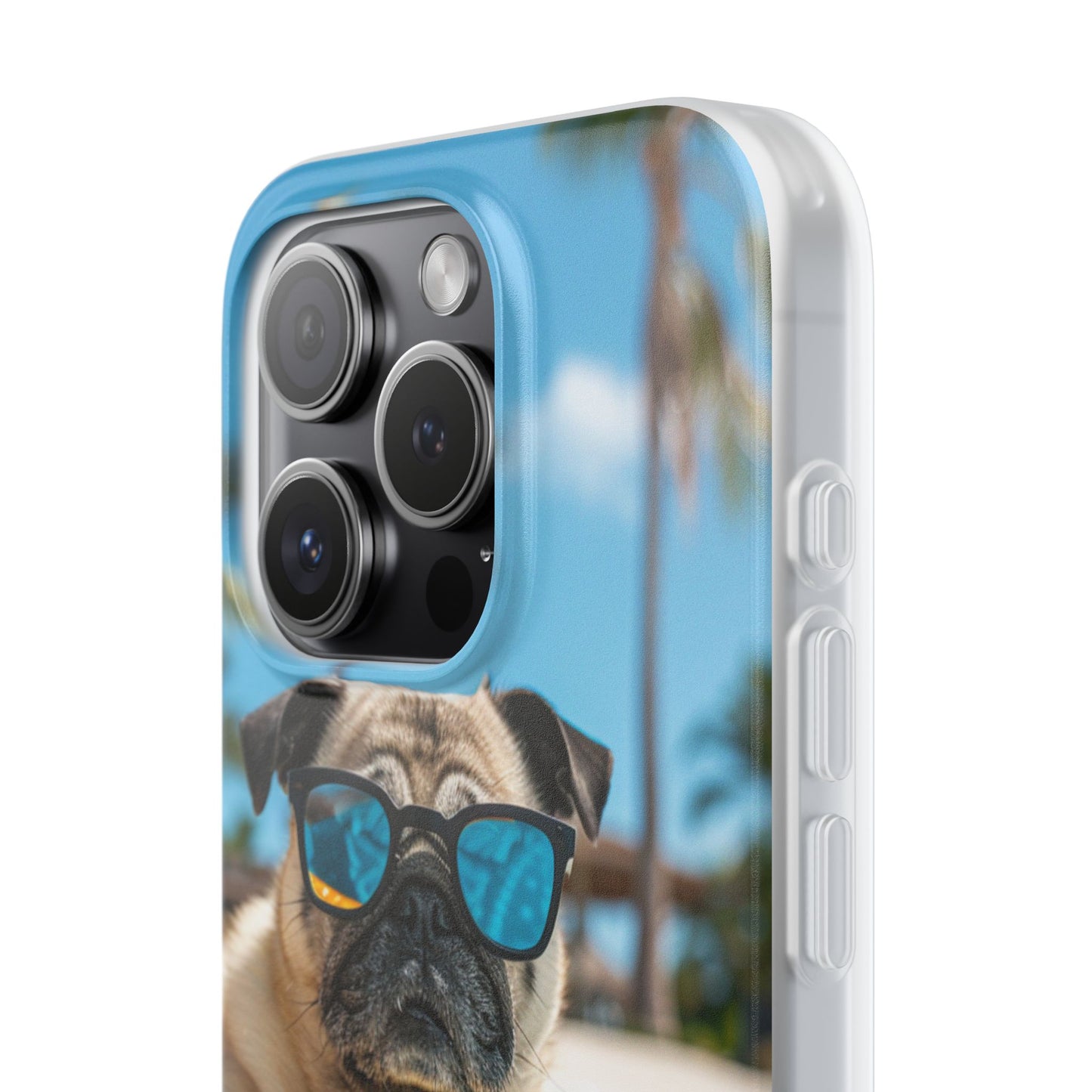 Aruba Pug Summer Option #2 iPhone & Samsung Flexi Cases