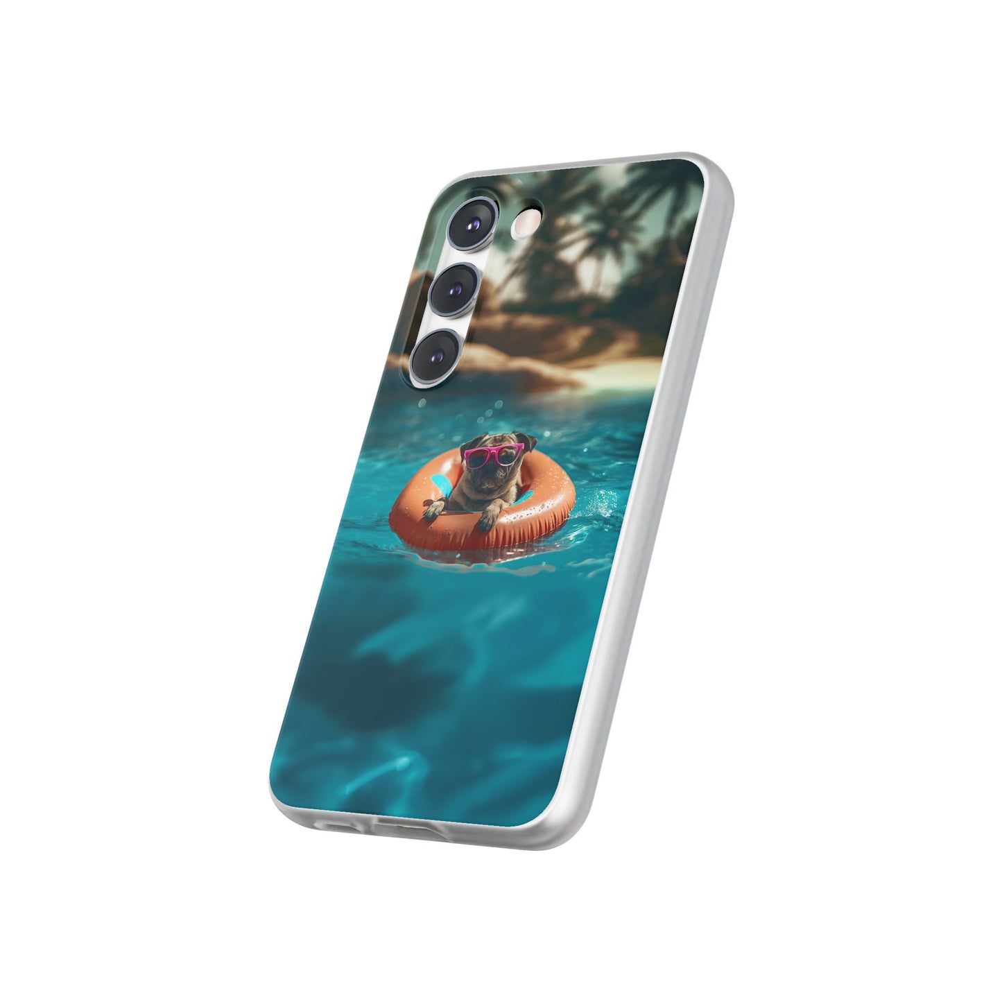Pug Summer iPhone & Samsung Flexi Cases