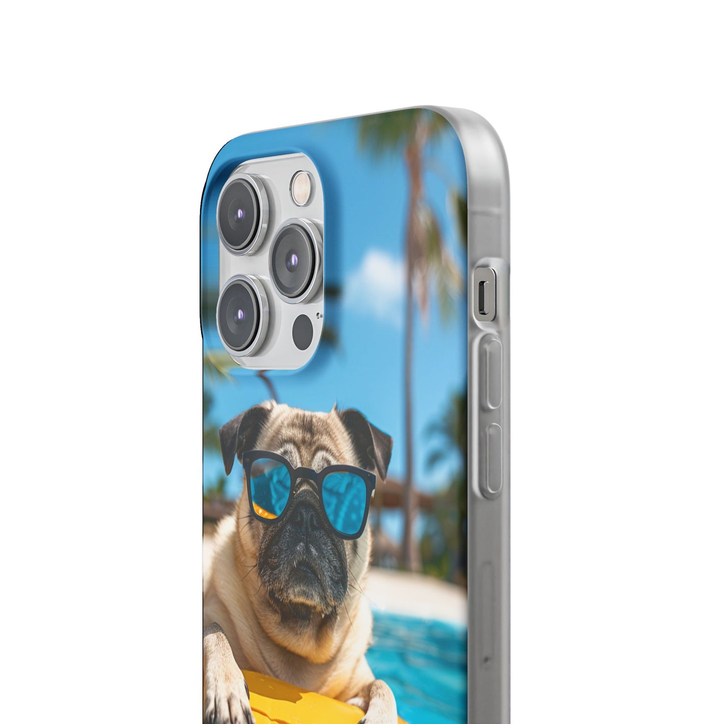 Aruba Pug Summer Option #2 iPhone & Samsung Flexi Cases