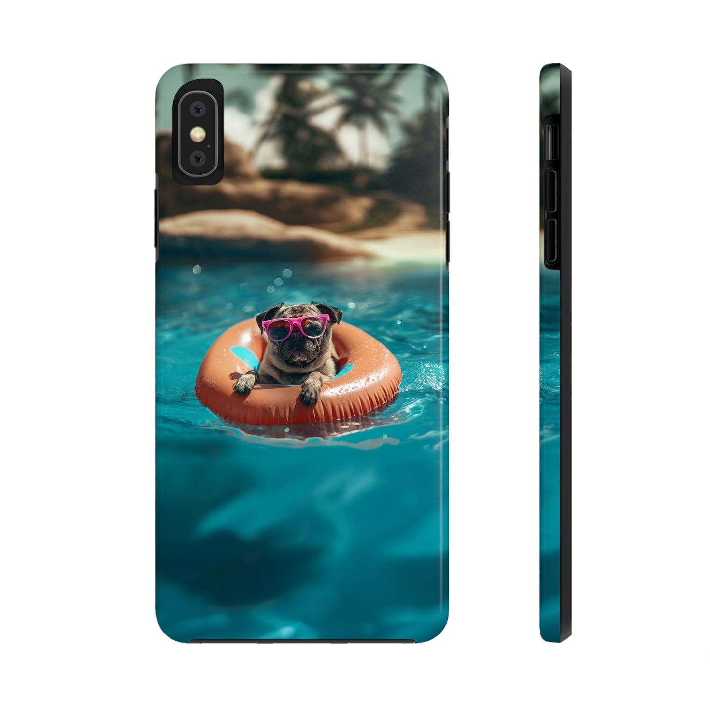 Pug Summer Tough iPhone & Samsung Cases