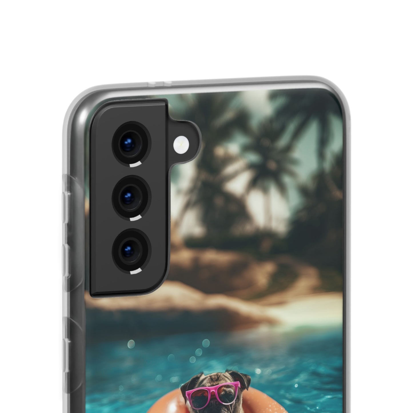 Pug Summer iPhone & Samsung Flexi Cases