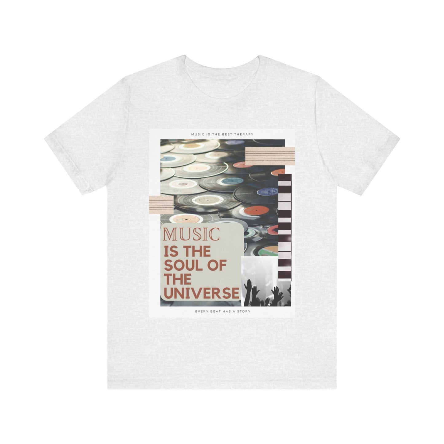 Music Is The Soul Of The Universe Unisex Jersey Short Sleeve Tee