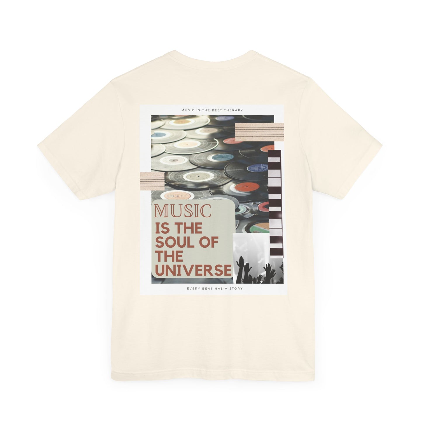 Music Is The Soul Of The Universe Unisex Jersey Short Sleeve Tee