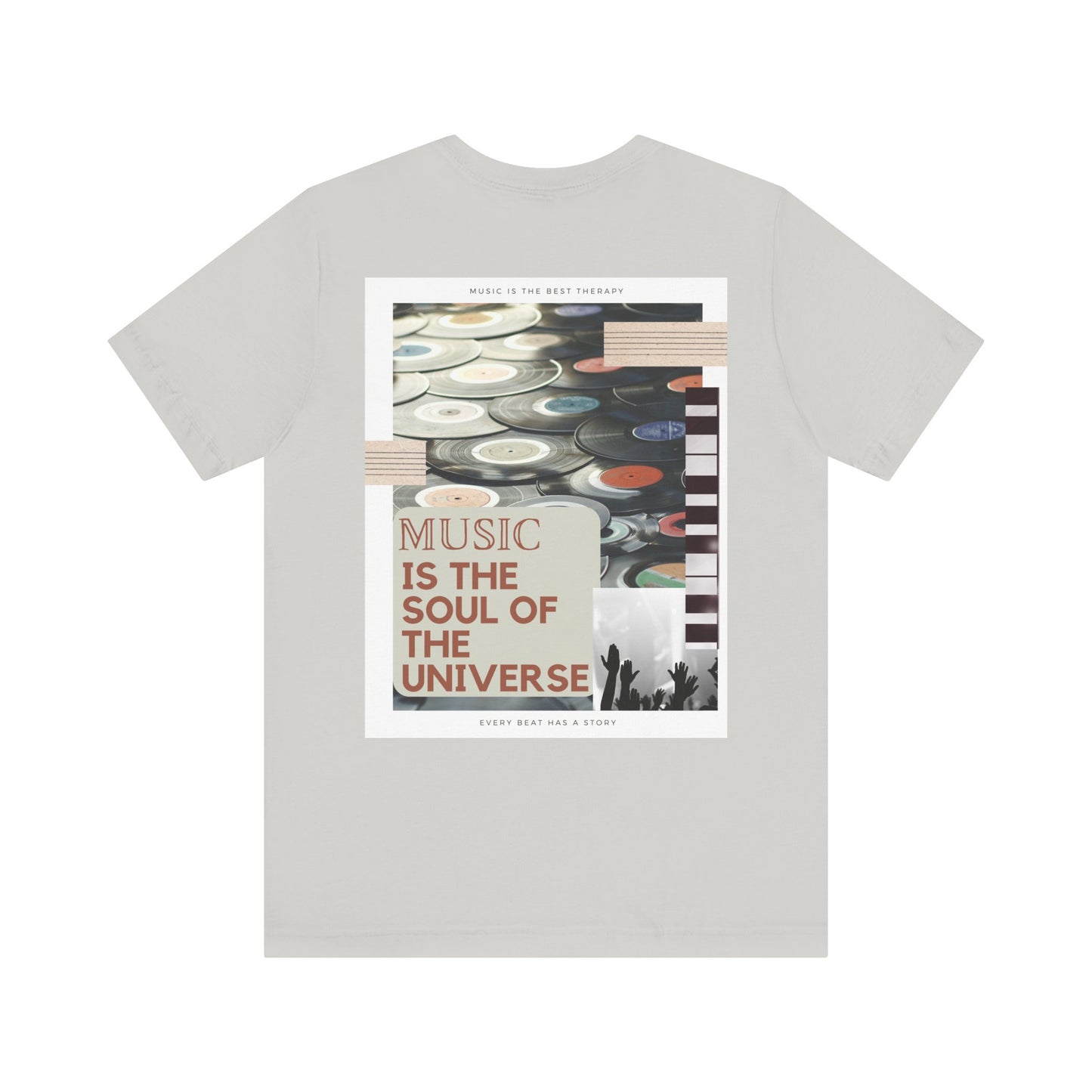 Music Is The Soul Of The Universe Unisex Jersey Short Sleeve Tee