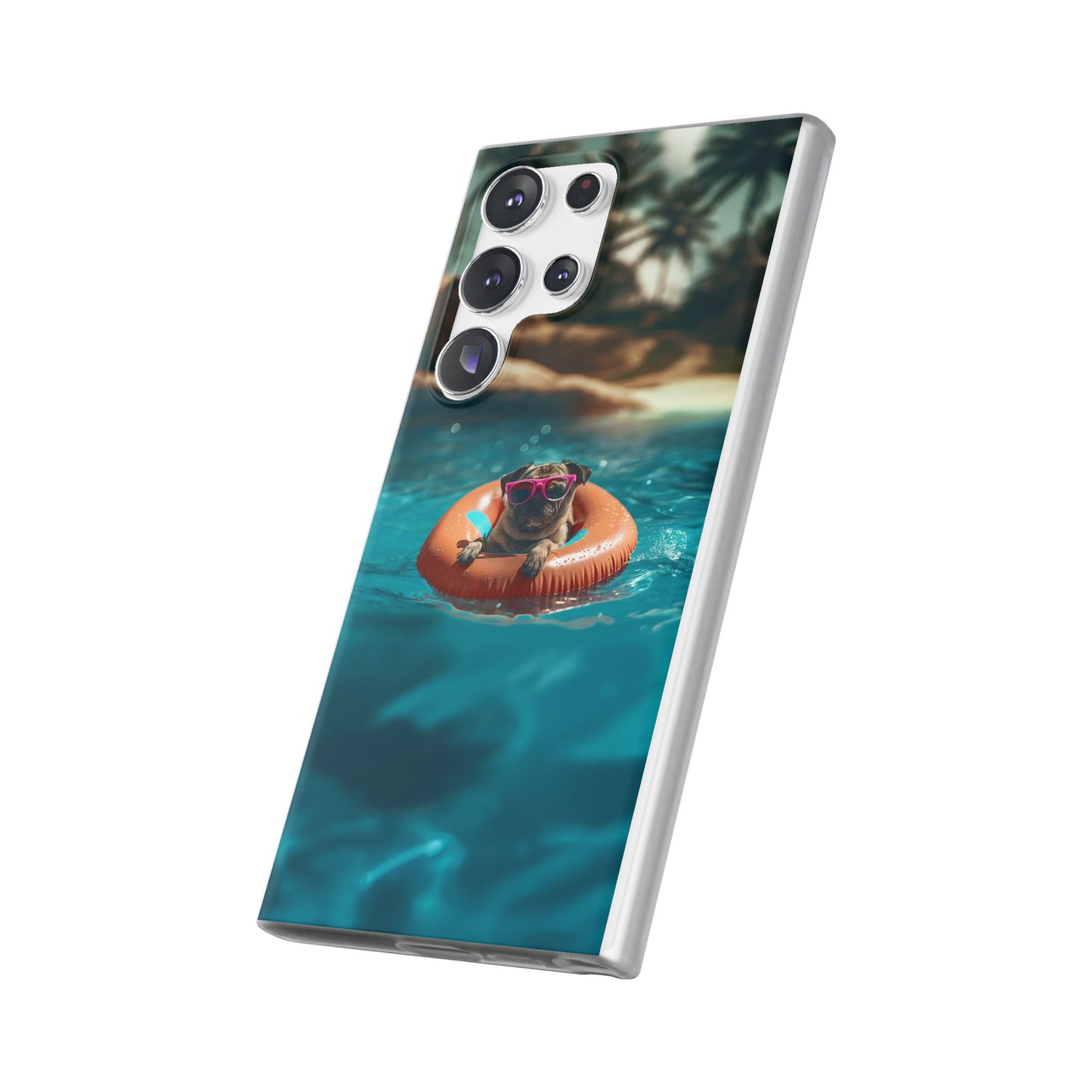 Pug Summer iPhone & Samsung Flexi Cases