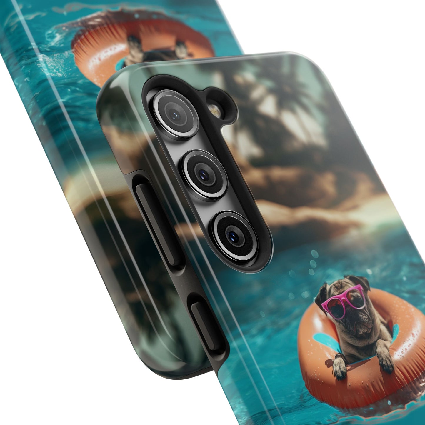 Pug Summer Tough iPhone & Samsung Cases